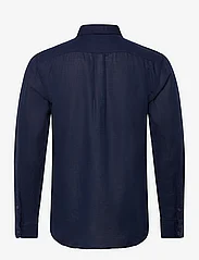 Wrangler - LS 1 PKT SHIRT - linen shirts - black iris - 1