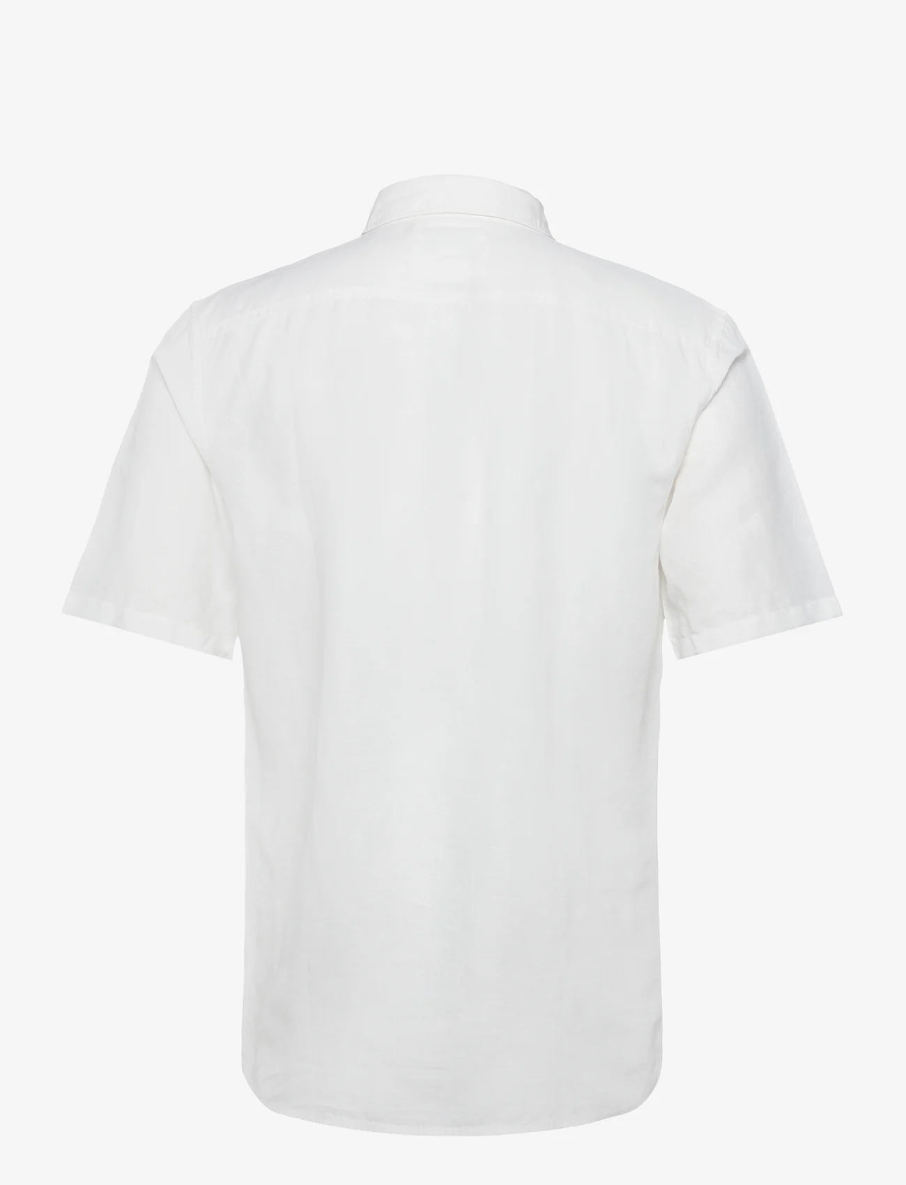 Wrangler - SS 1 PKT SHIRT - linen shirts - worn white - 1