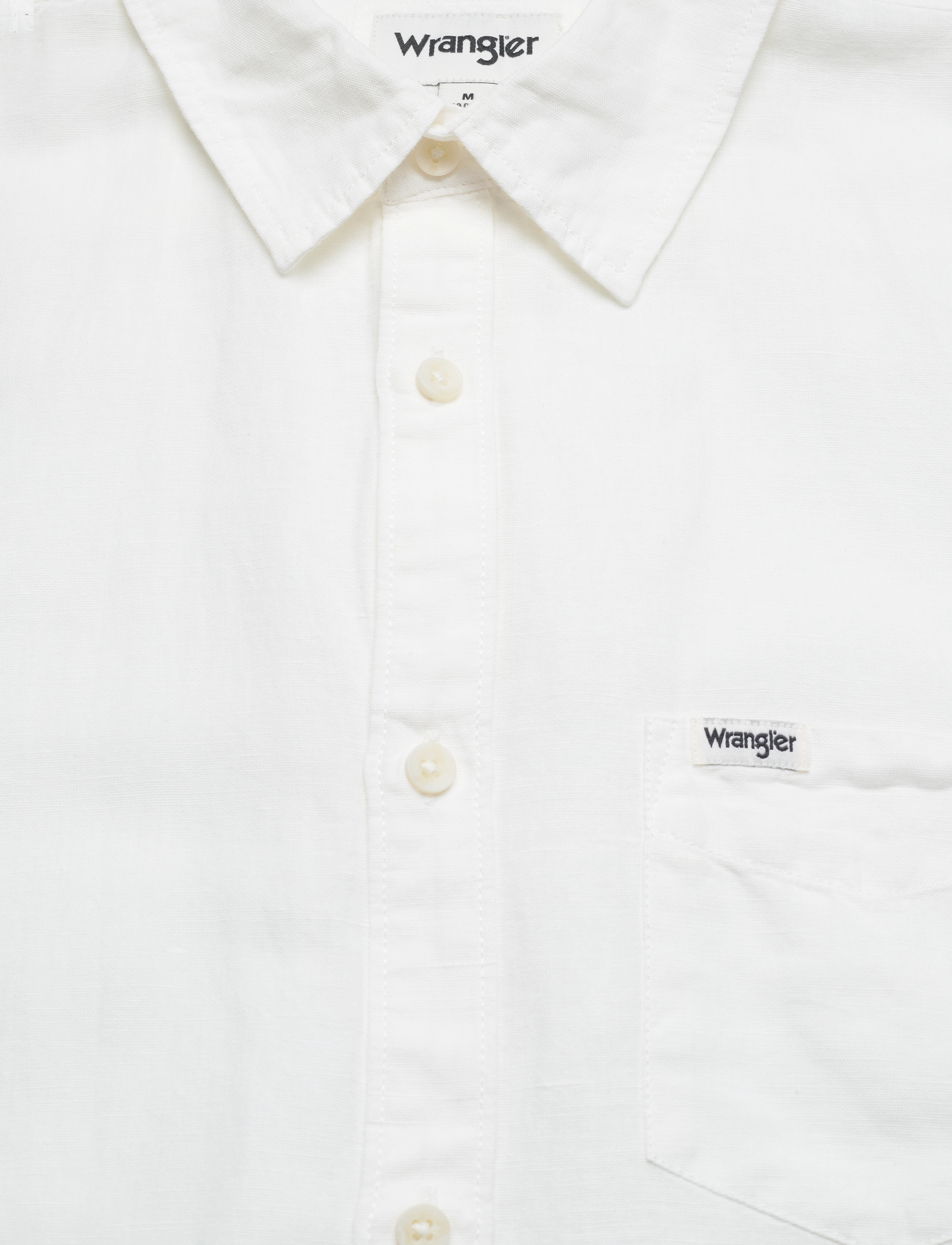 Wrangler - SS 1 PKT SHIRT - worn white - 2
