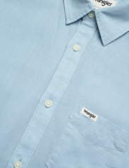 Wrangler - SS 1 PKT SHIRT - linen shirts - dream blue - 3