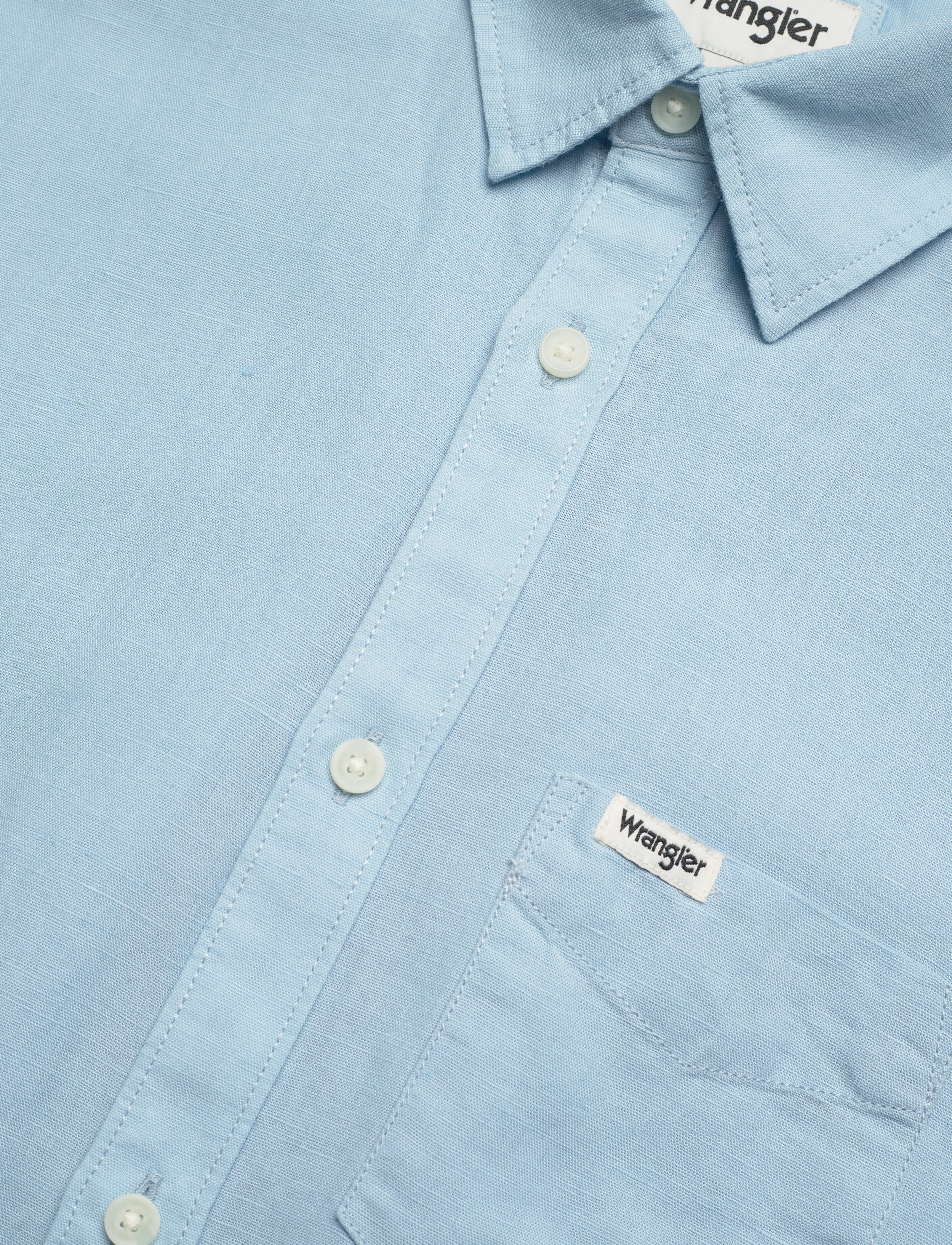 Wrangler - SS 1 PKT SHIRT - dream blue - 3