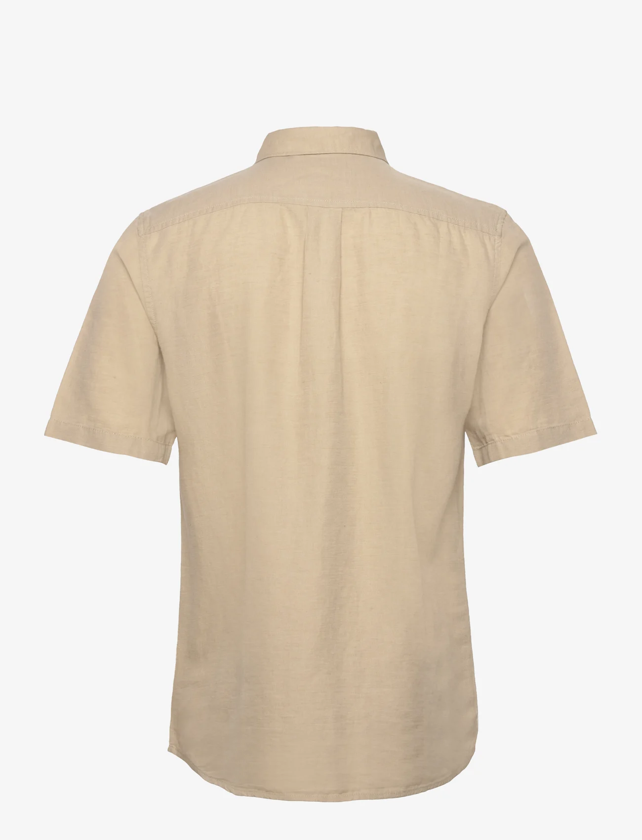 Wrangler - SS 1 PKT SHIRT - linen shirts - plaza taupe - 1