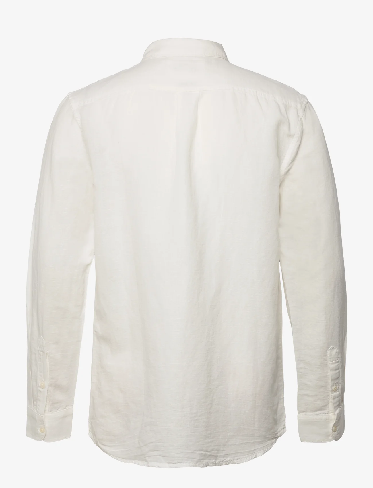 Wrangler - LS 1 PKT SHIRT - linasest riidest särgid - worn white - 1