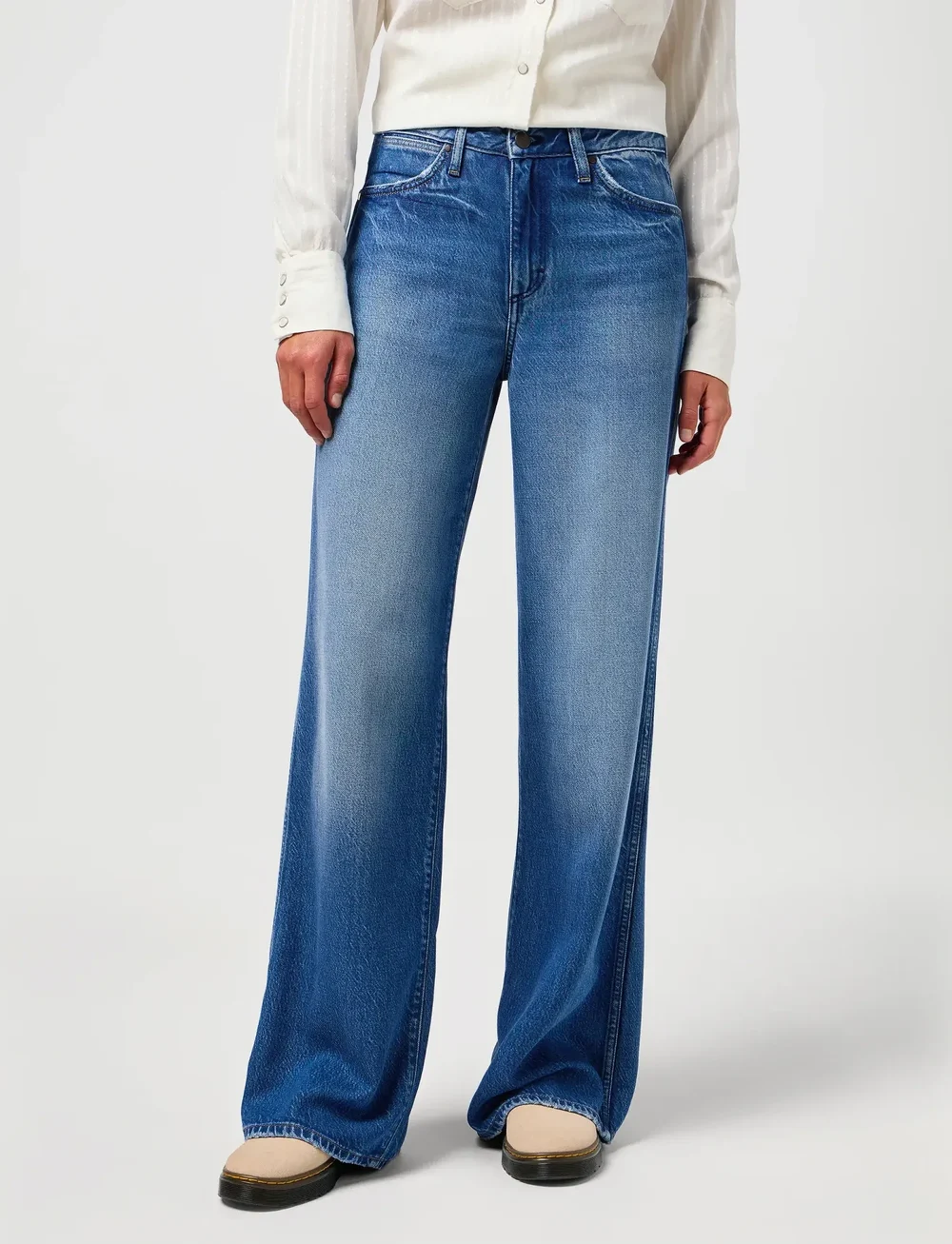 Wrangler - WORLD WIDE - brede jeans - promises kept - 0