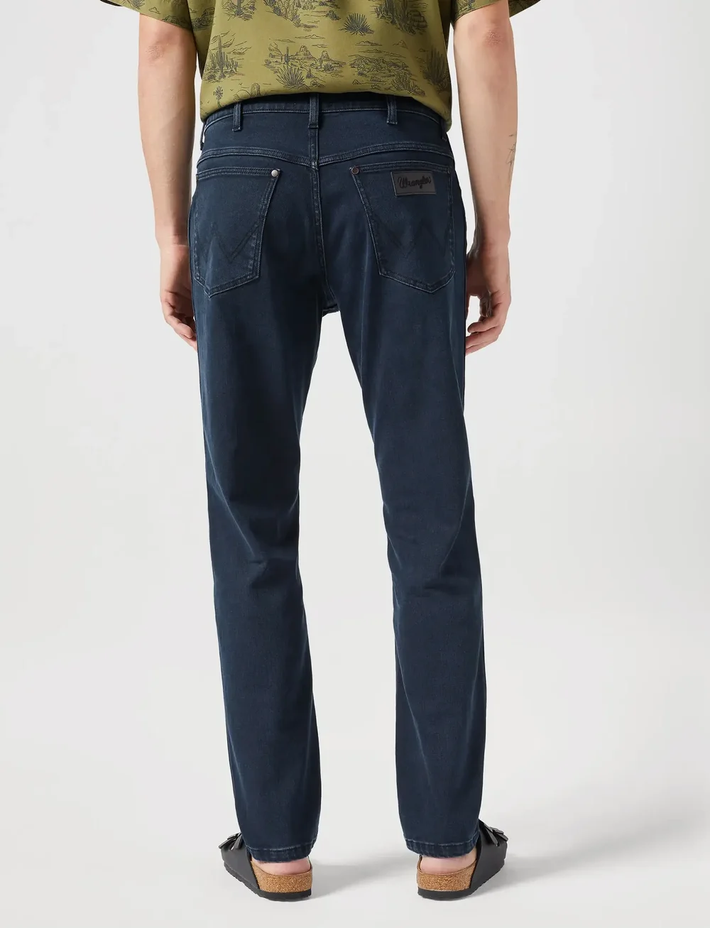 Wrangler - RIVER - tapered jeans - cloudy skies - 4