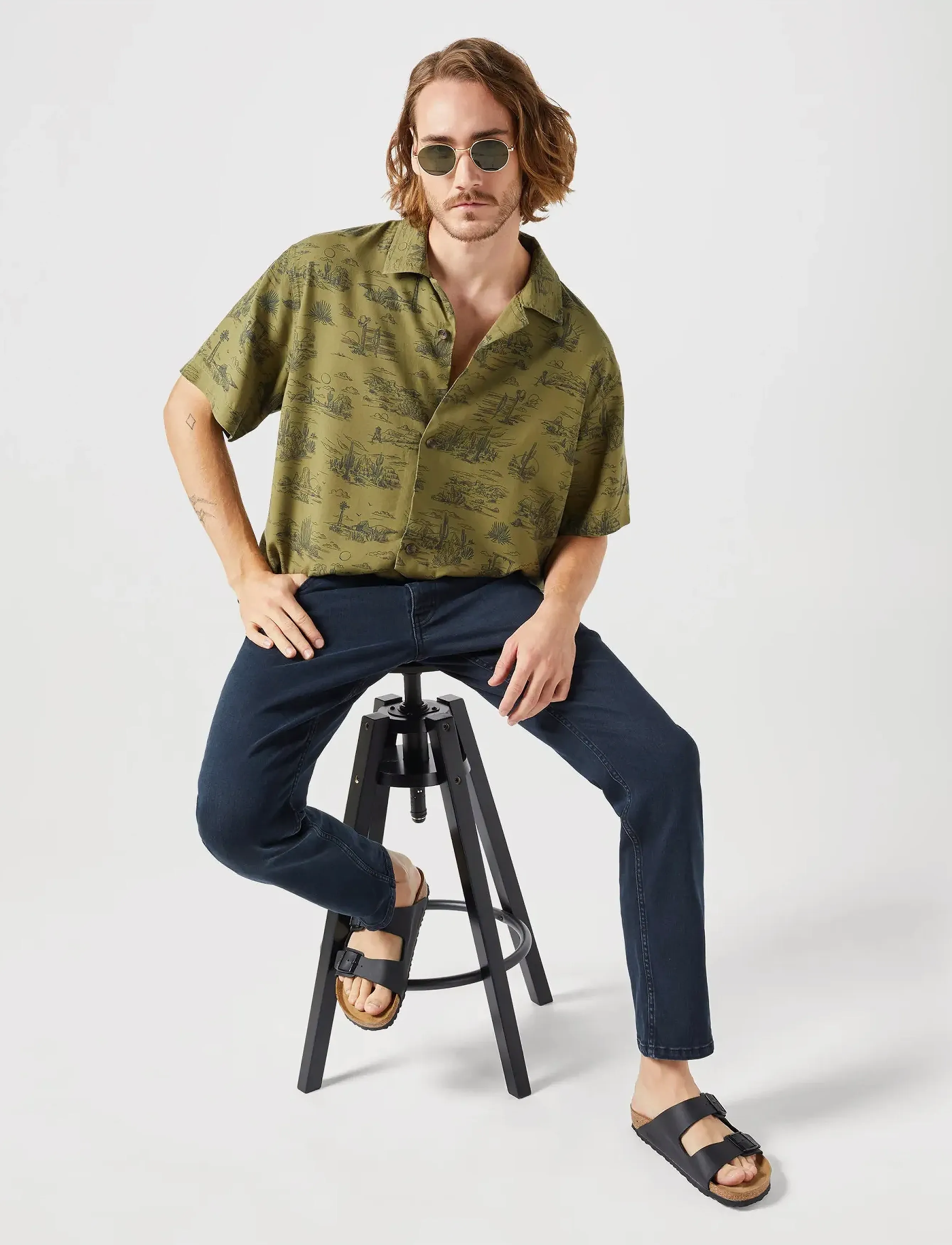 Wrangler - RIVER - hosen & jeans - cloudy skies - 5