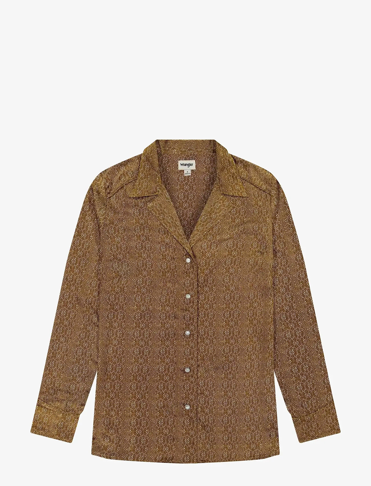 Wrangler - SLIM BLOUSE - langærmede bluser - dijon - 0