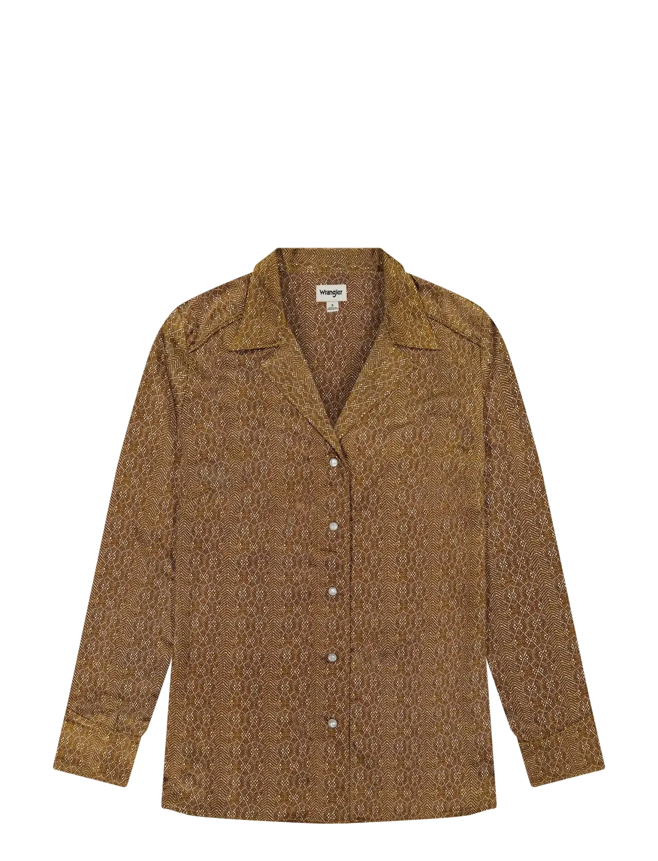 Wrangler SLIM BLOUSE - Wrangler - DIJON / brown