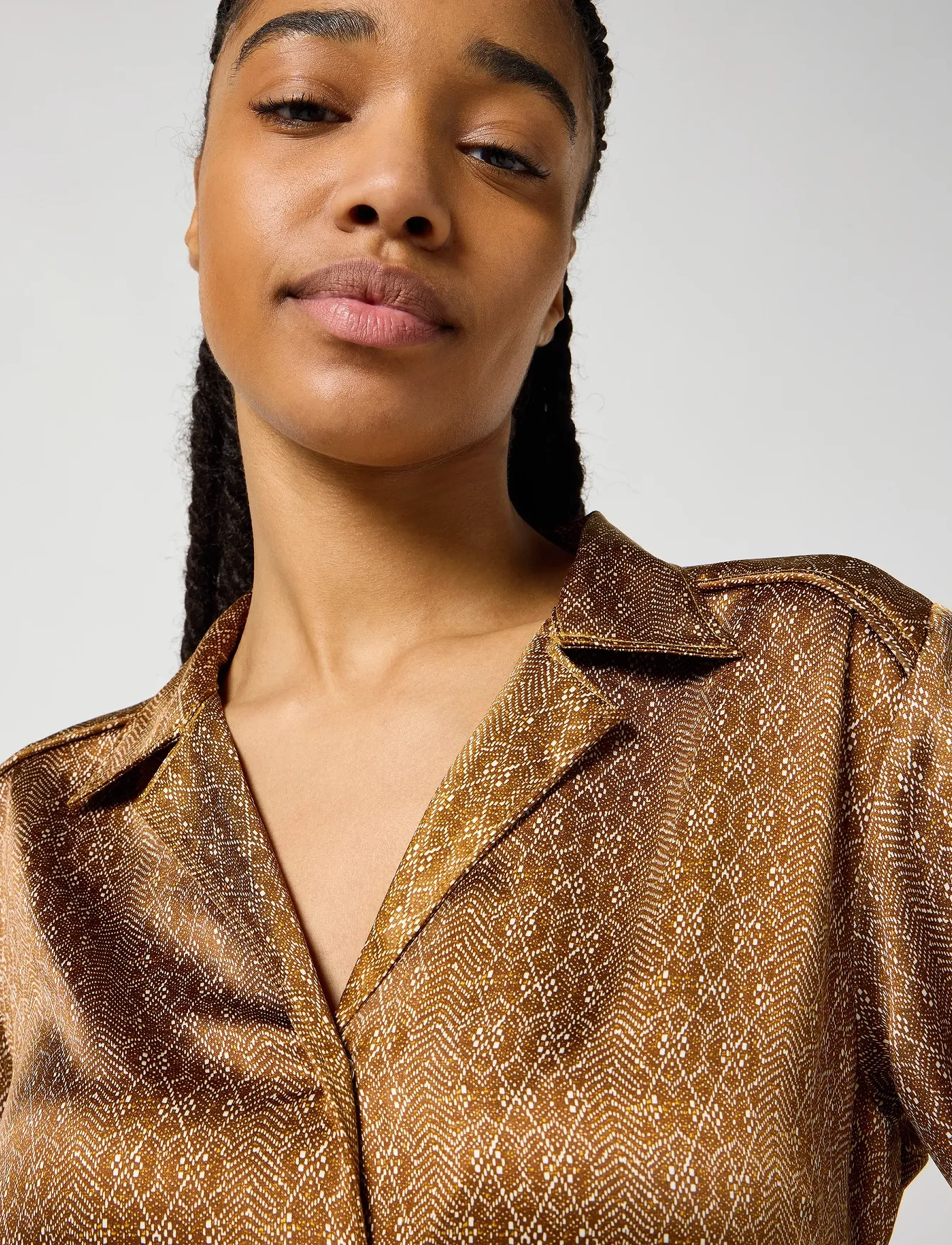 Wrangler - SLIM BLOUSE - langærmede bluser - dijon - 5