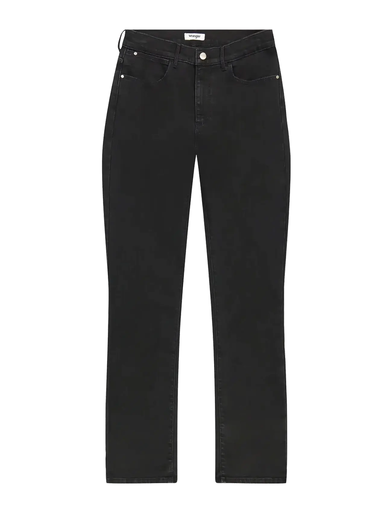 Wrangler STRAIGHT - Denim clothing - DRAINPIPE / black