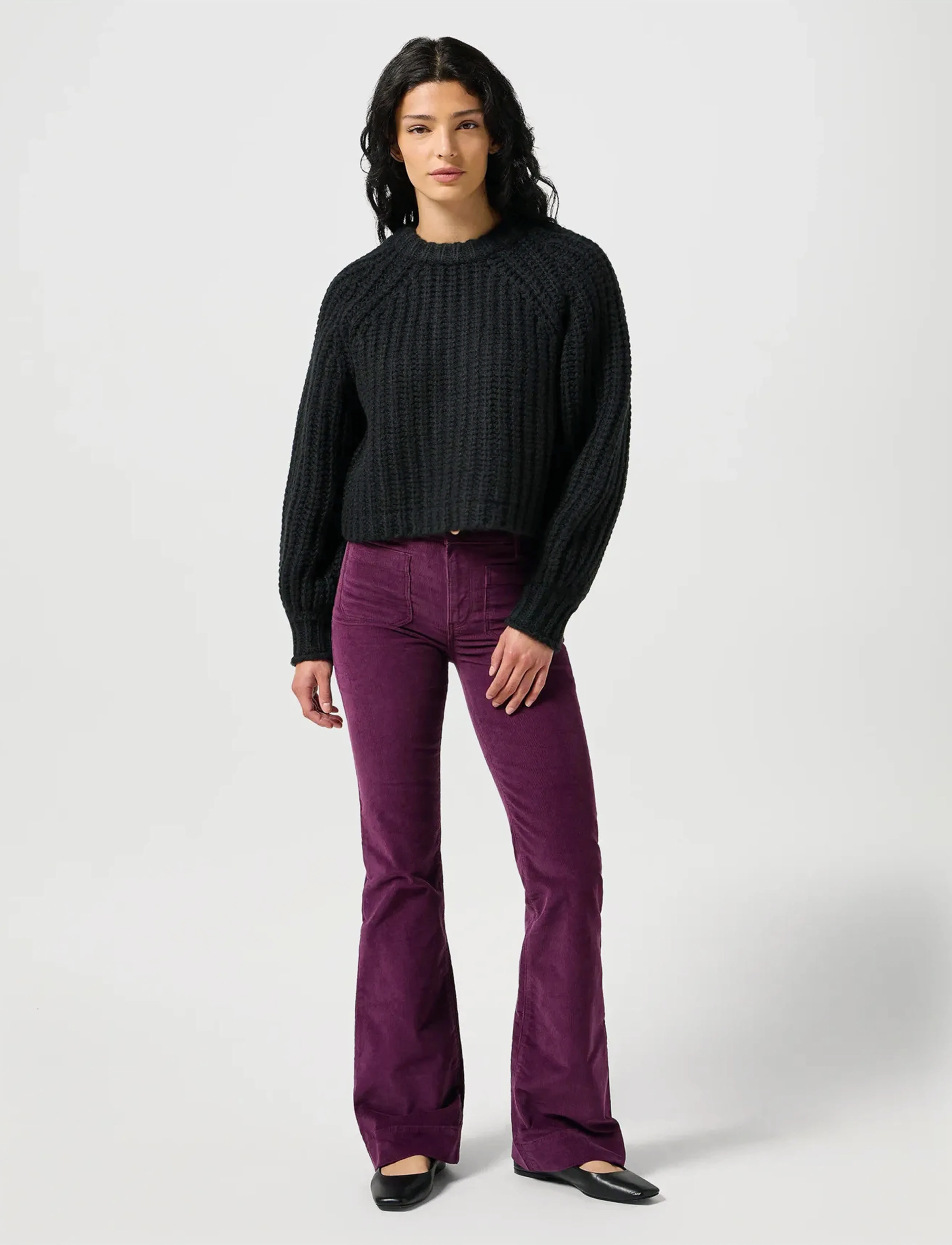 Wrangler - FLARE - flared jeans - italian plum - 3