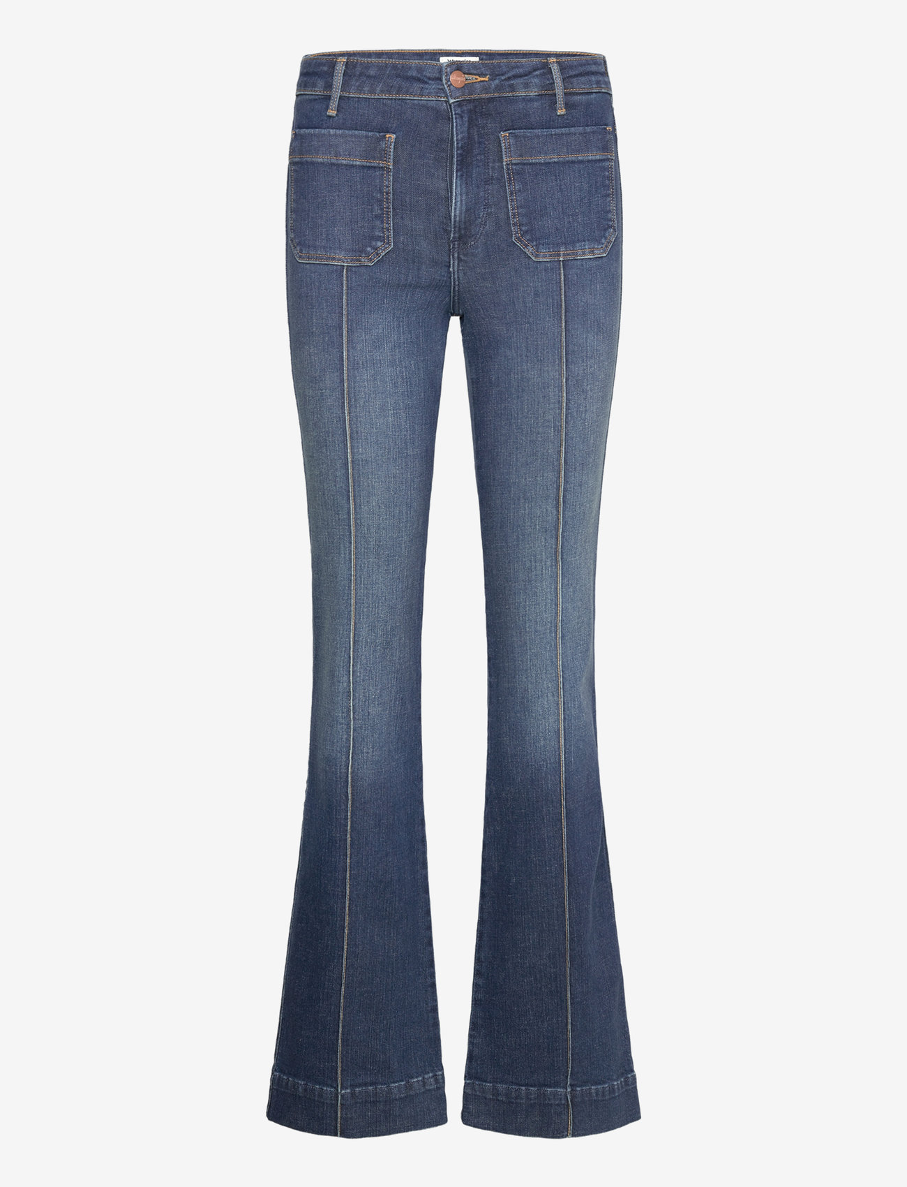 Wrangler - FLARE - flared jeans - slate tint - 0