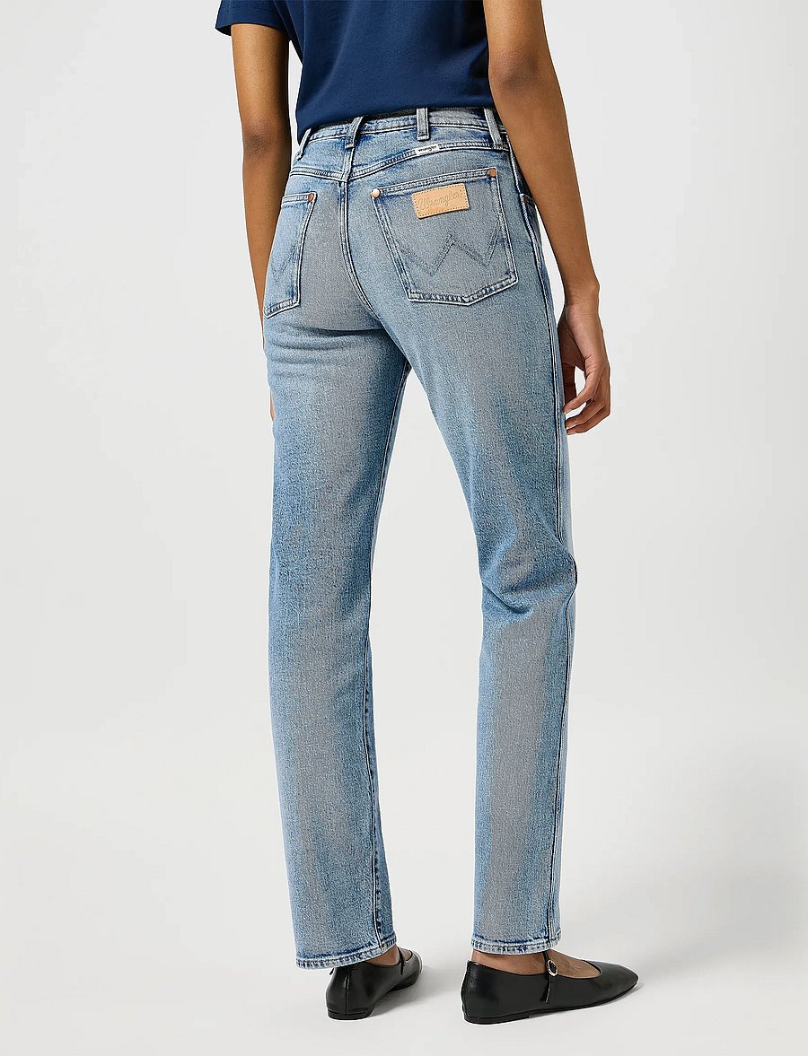 Wrangler - SUNSET - gerade jeans - frosty silver - 4