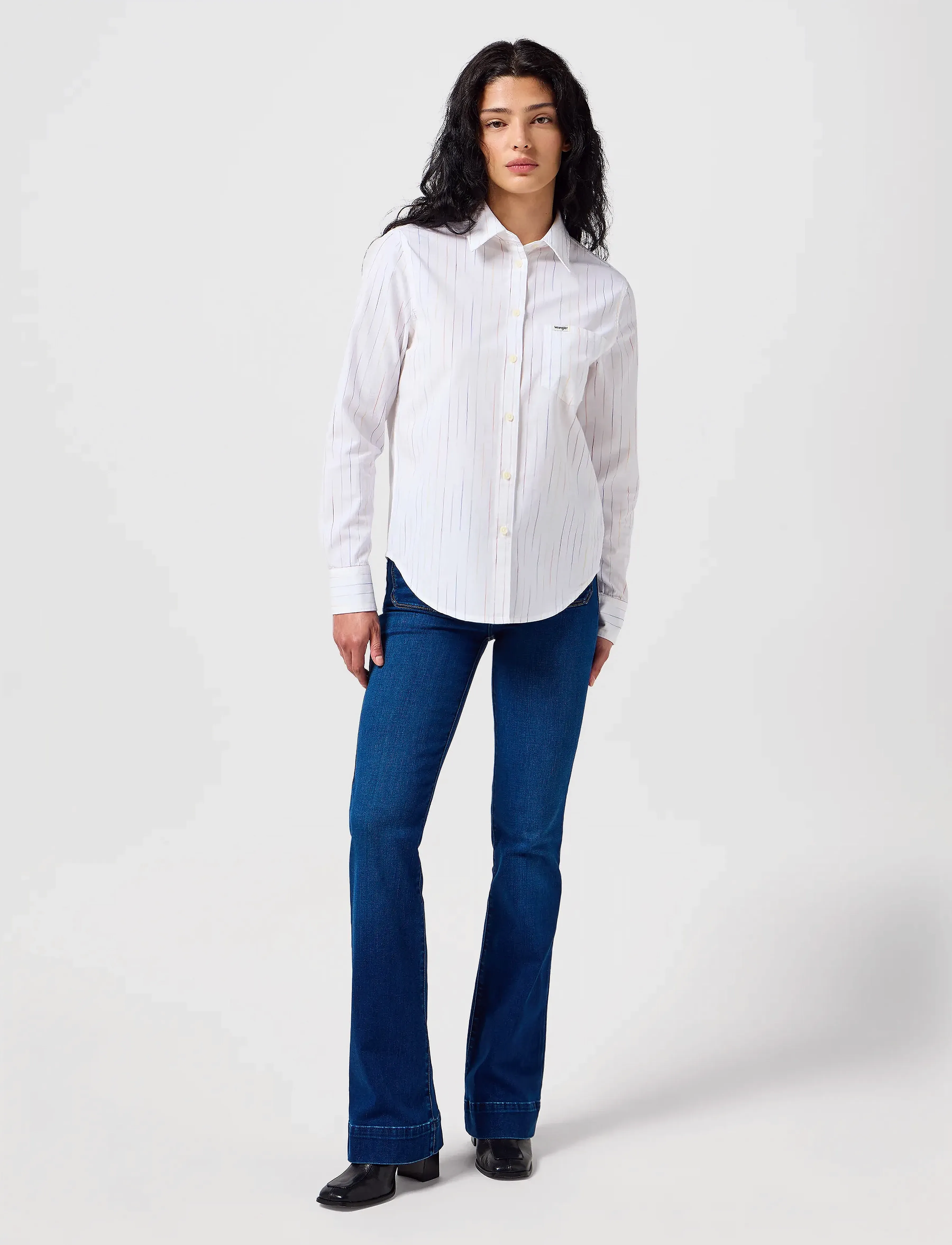 Wrangler - FLARE - traditional indigo - 3