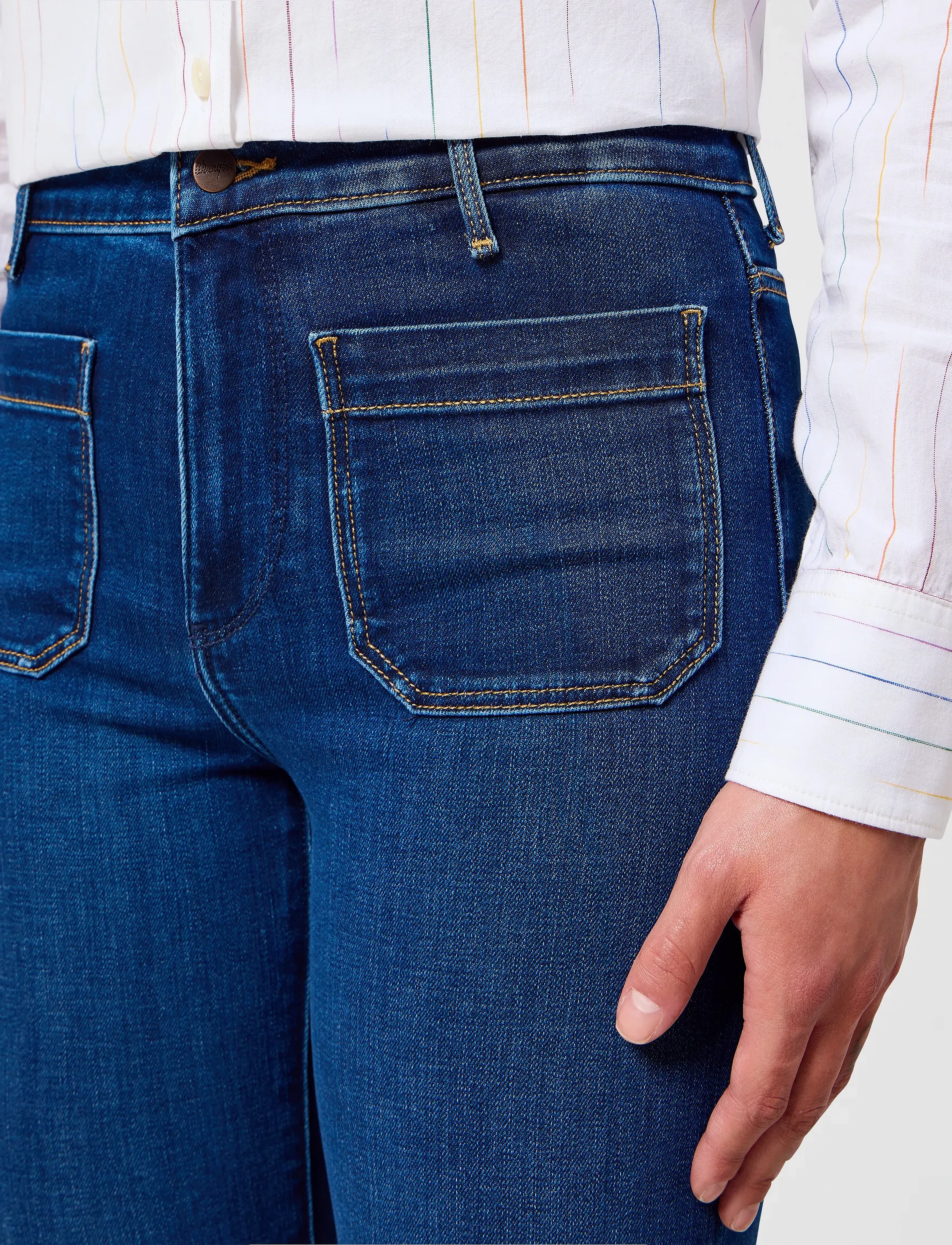 Wrangler - FLARE - traditional indigo - 5