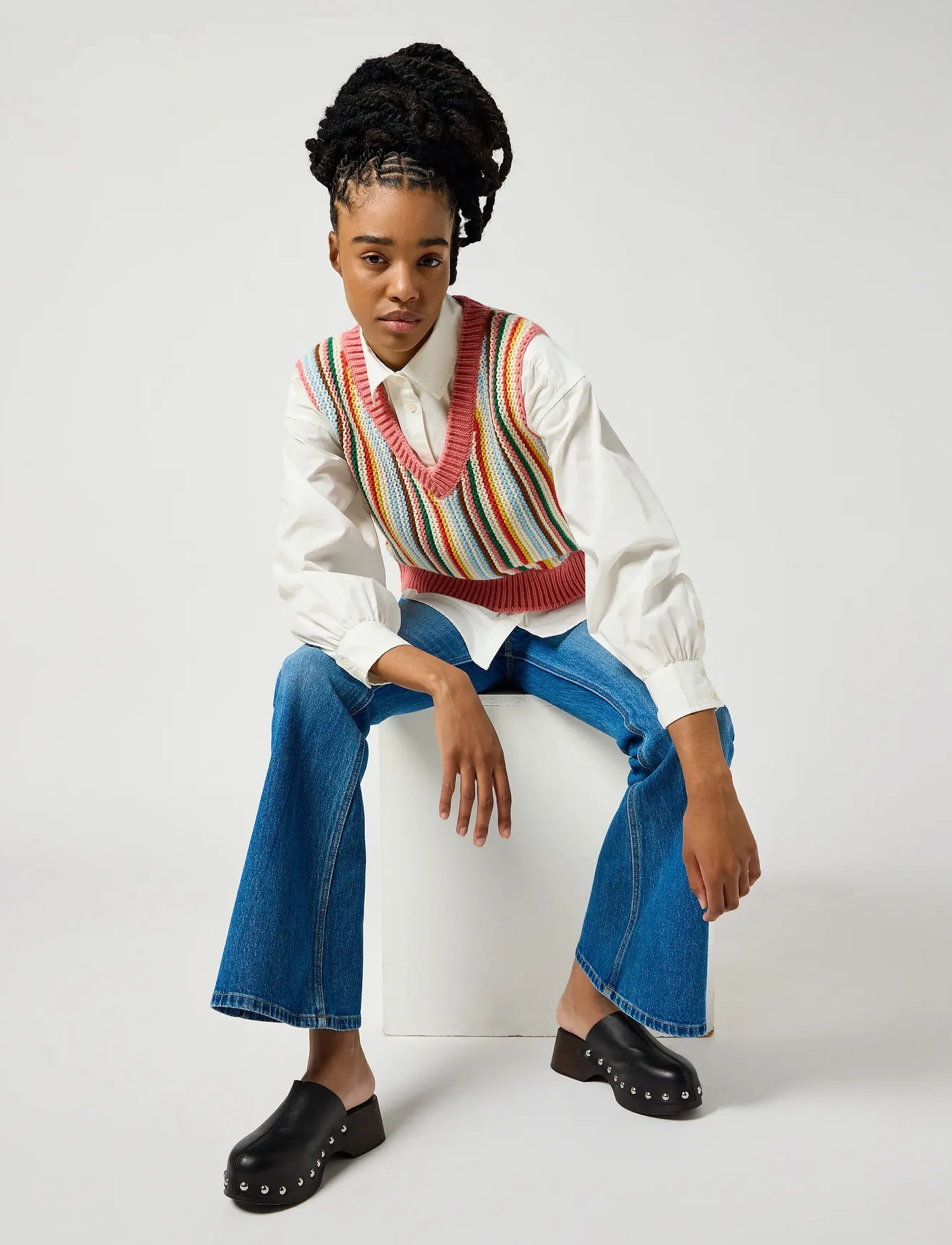 Wrangler - COOL GIRL SHIRT - langärmlige hemden - worn white - 4