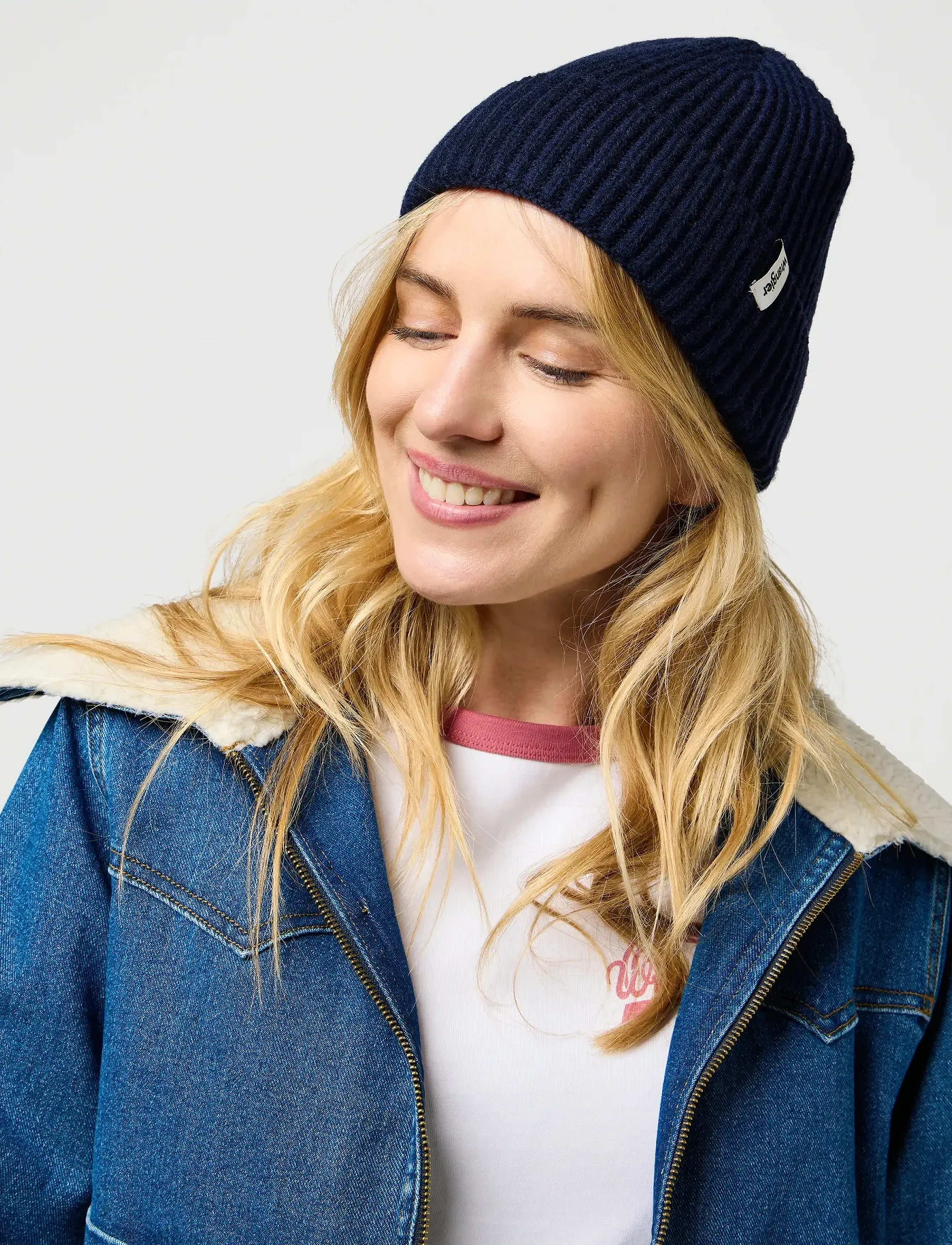 Wrangler - RIB BEANIE - accessories - navy - 3