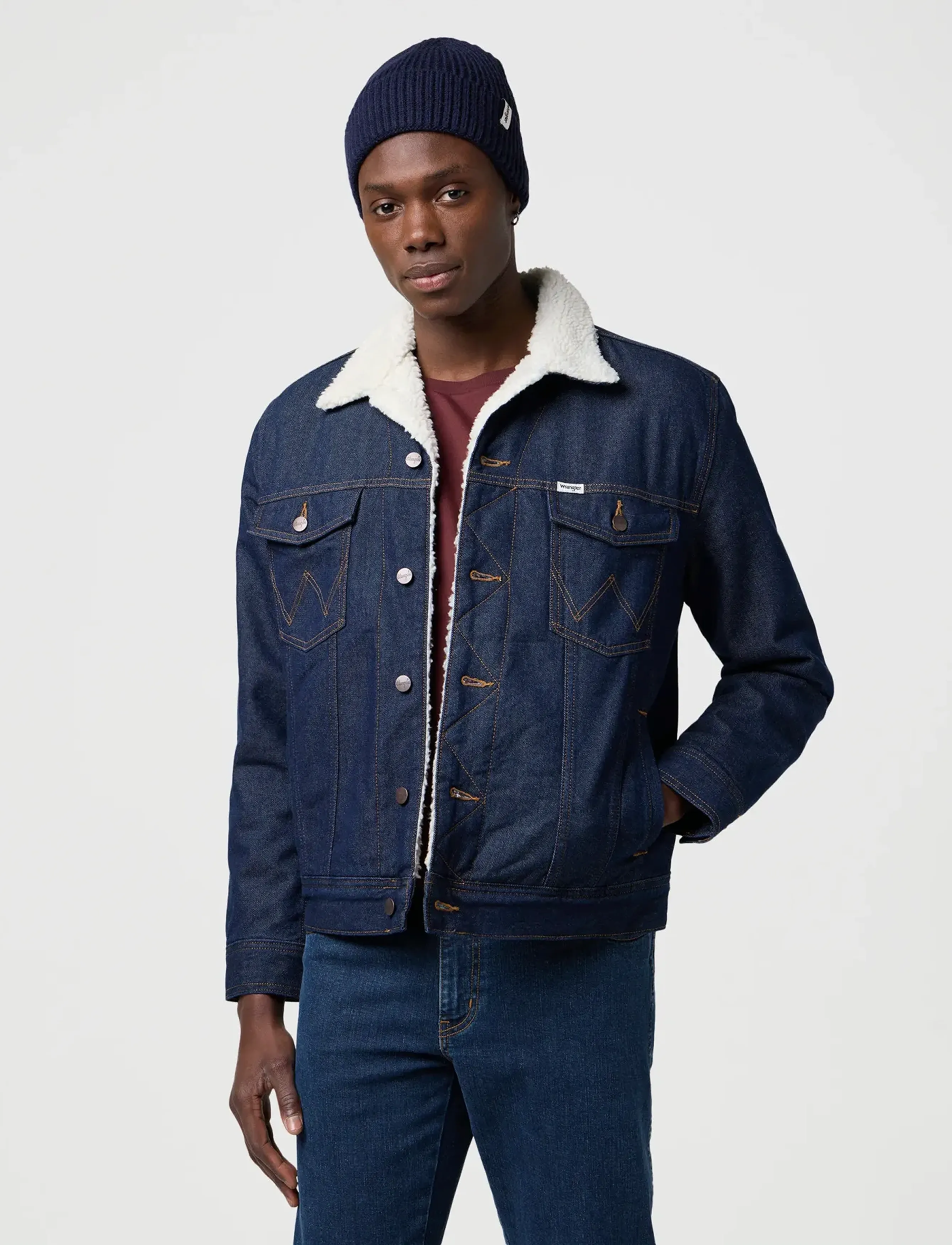 Wrangler - RIB BEANIE - accessories - navy - 4