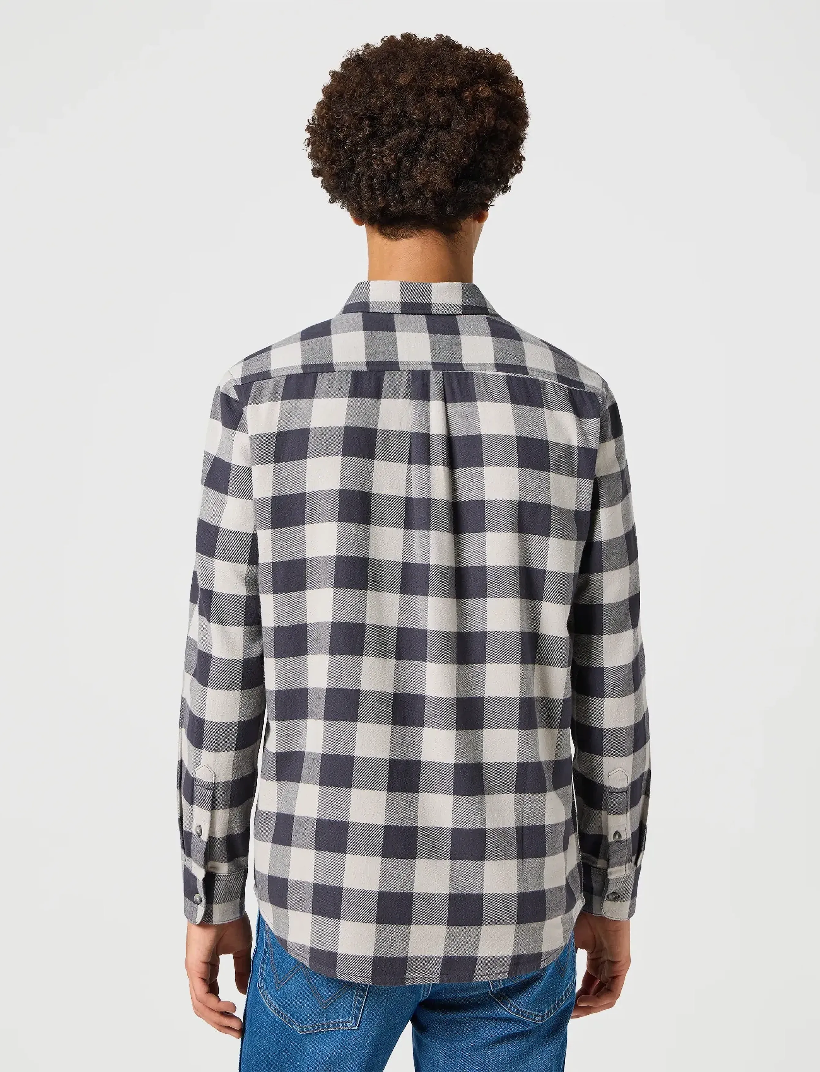 Wrangler - 1 PKT SHIRT - grey - 4