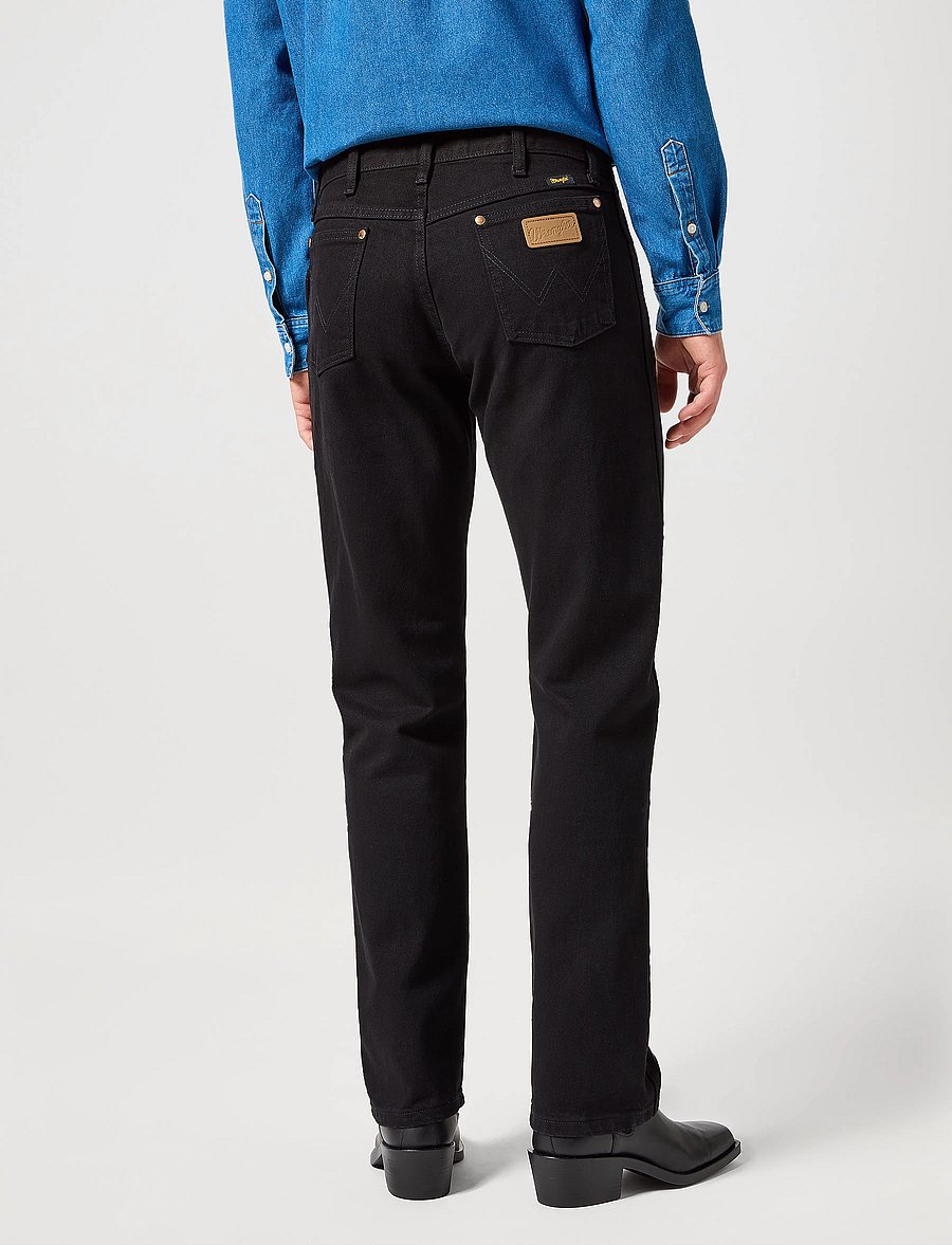 Wrangler - 13MWZ - regular jeans - shadow black - 4