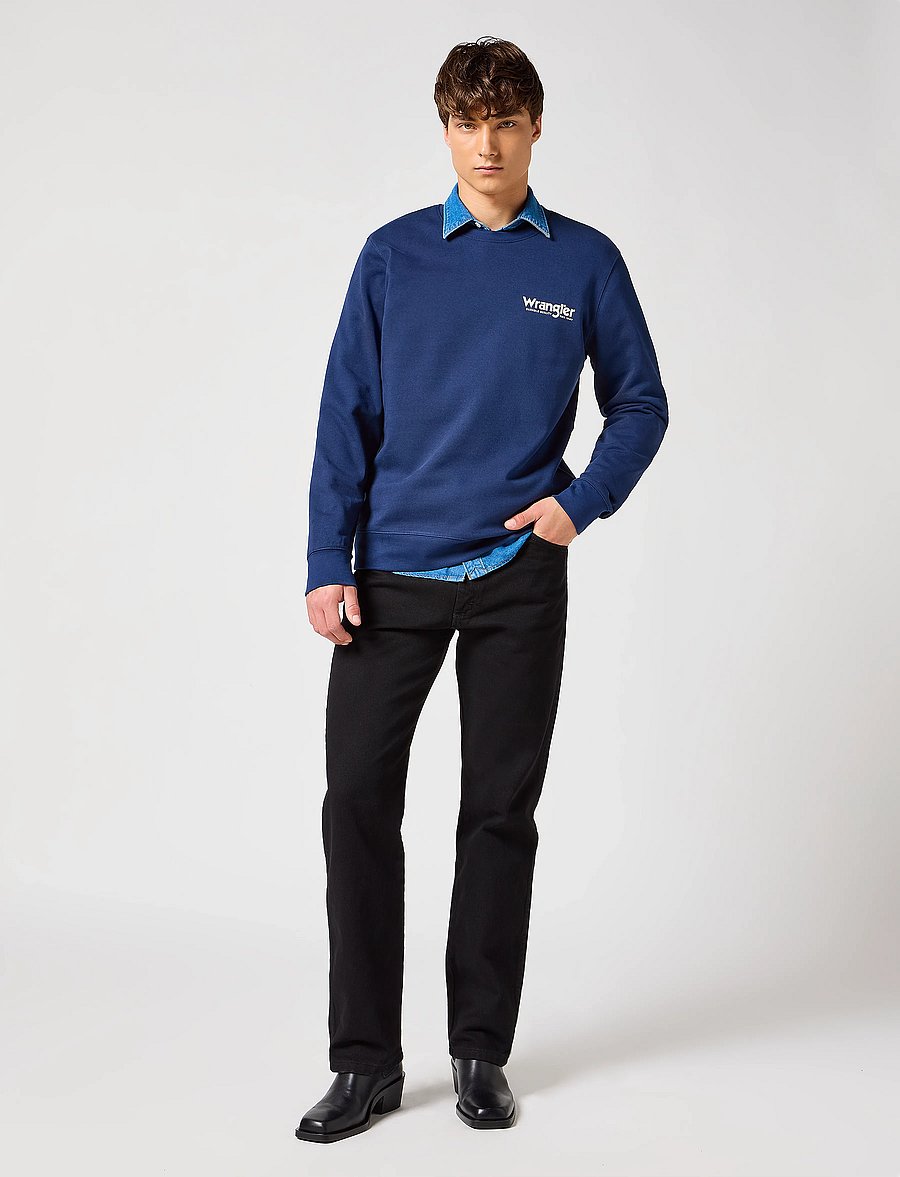 Wrangler - 13MWZ - normale jeans - shadow black - 5