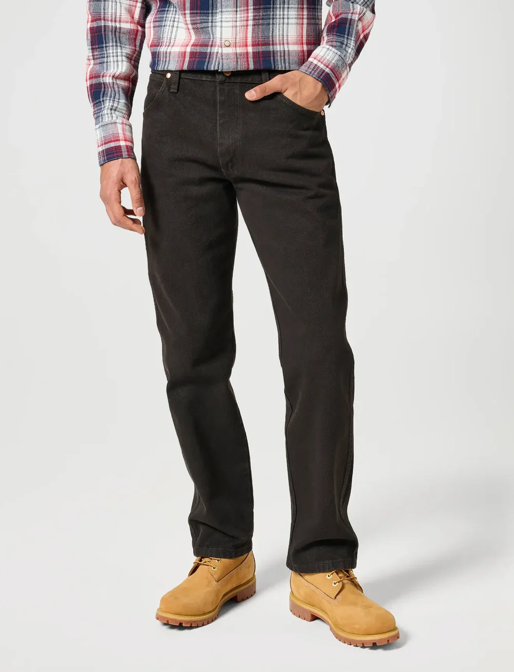 Wrangler - 13MWZ - regular jeans - black chocolate - 0