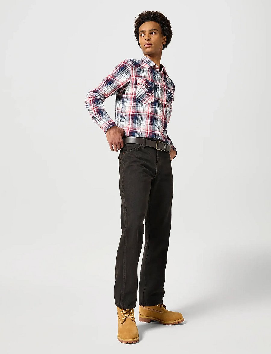 Wrangler - 13MWZ - regular jeans - black chocolate - 4