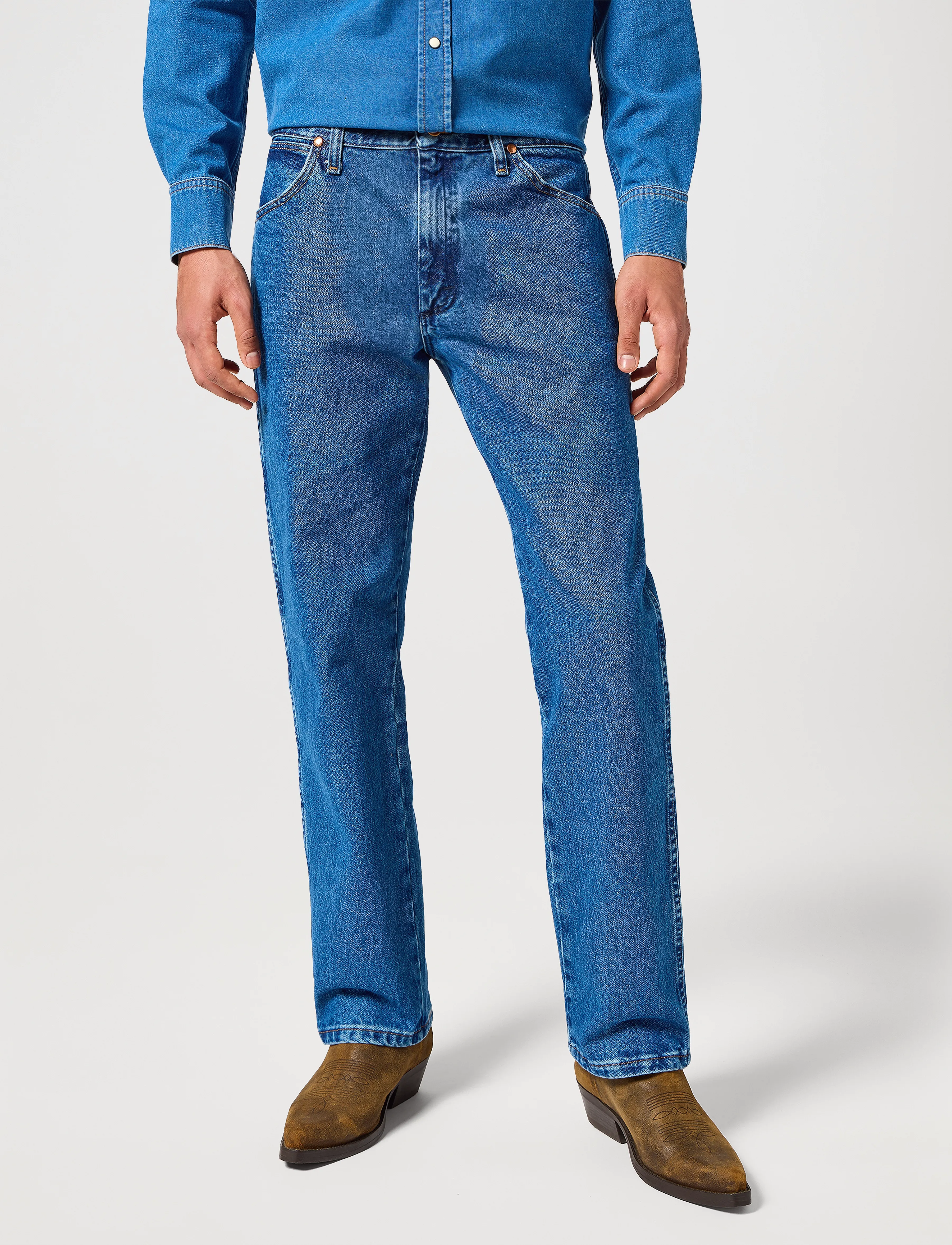 Wrangler 13MWZ - Jeans - STONEWASHED / blue