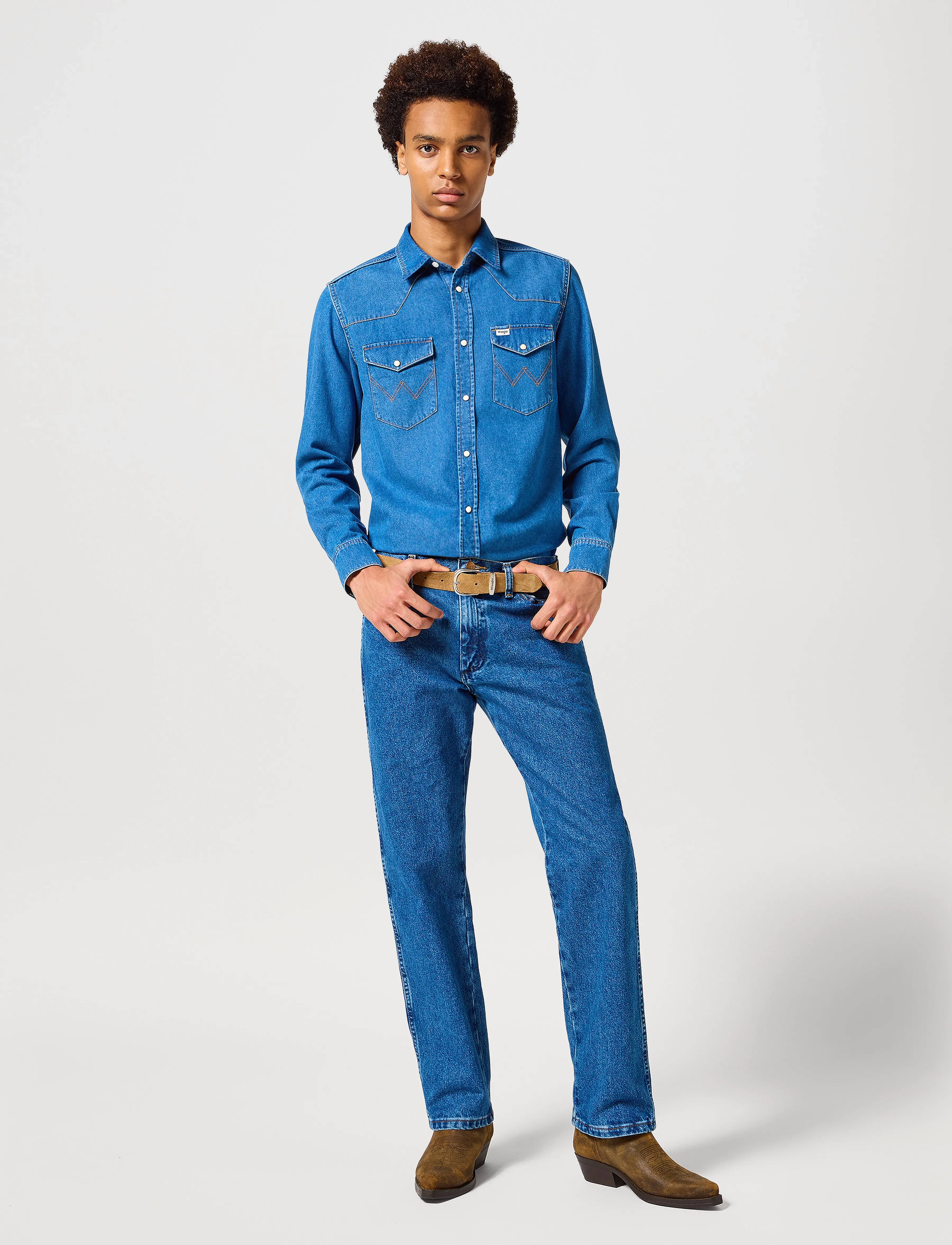 Wrangler - 13MWZ - regular jeans - stonewashed - 3