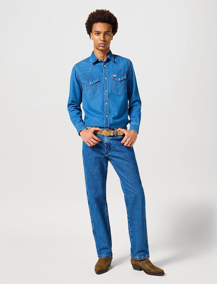 Wrangler - 13MWZ - regular jeans - stonewashed - 3