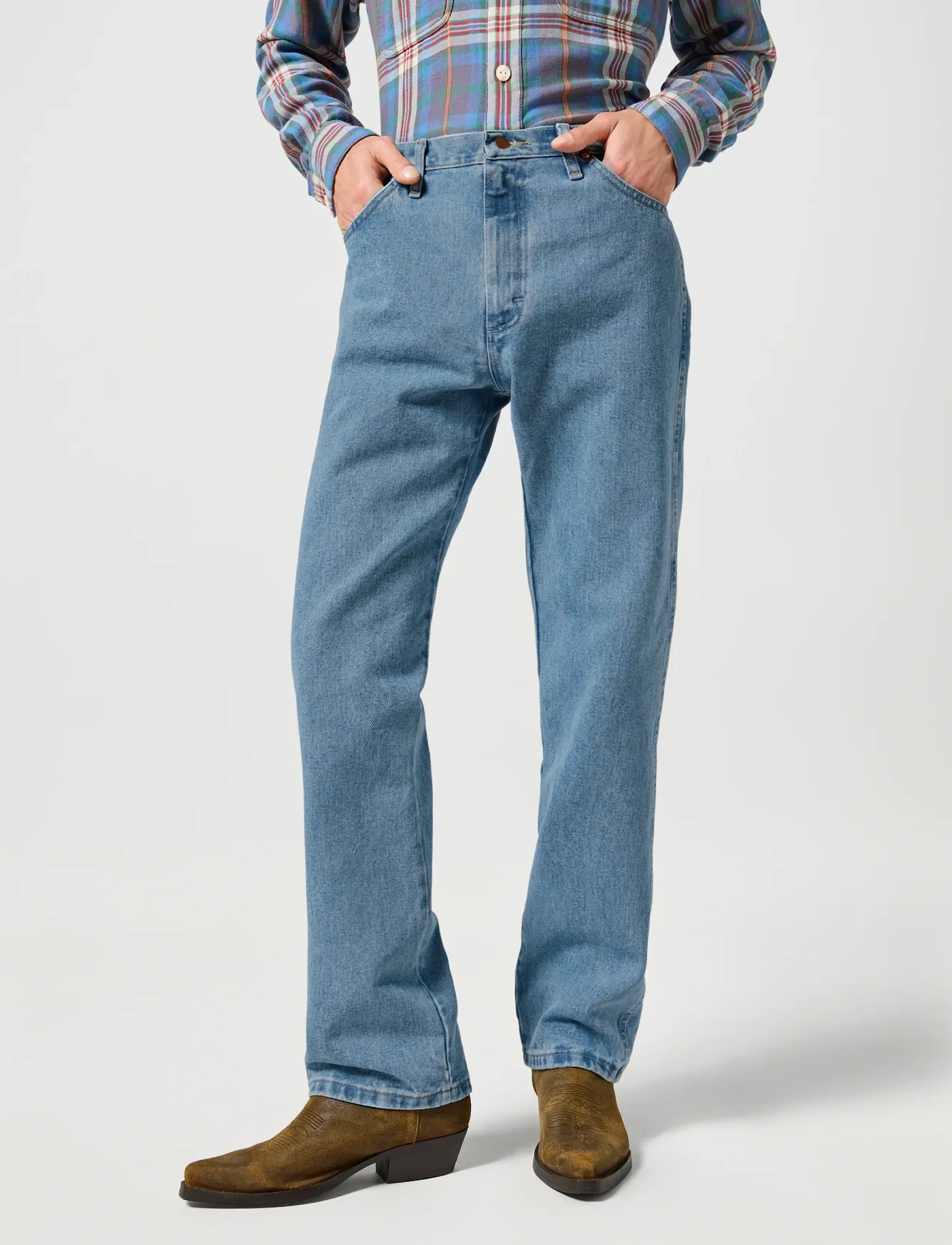 Wrangler 13Mwz, 32 x 32, Blue, Jeans > Almindelige, Herre