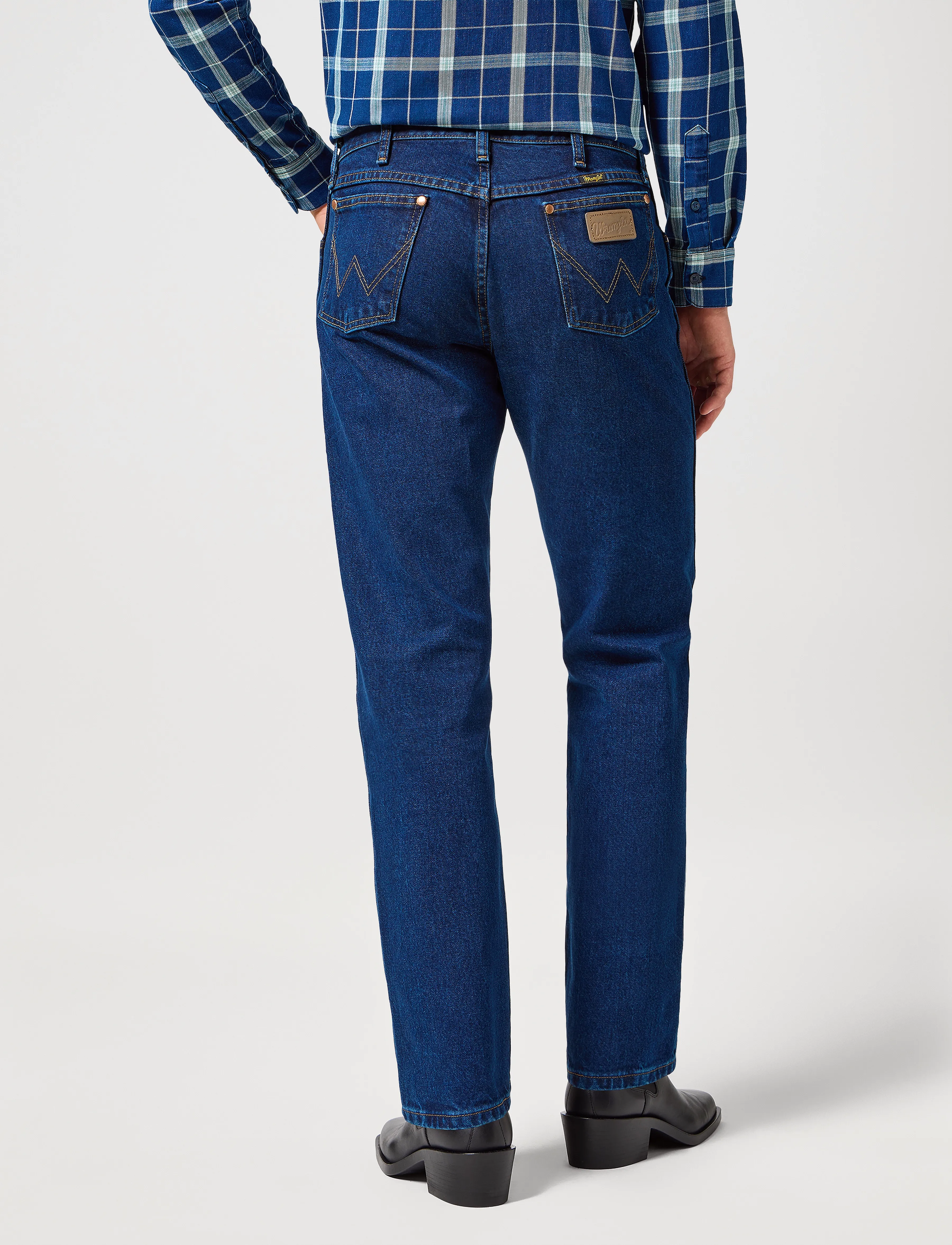 Wrangler - 13MWZ - Įprasto kirpimo džinsai - dark stone - 4