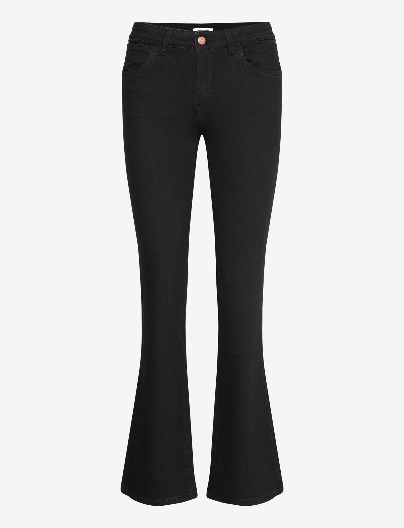 Wrangler - BOOTCUT - bootcut jeans - noir - 0