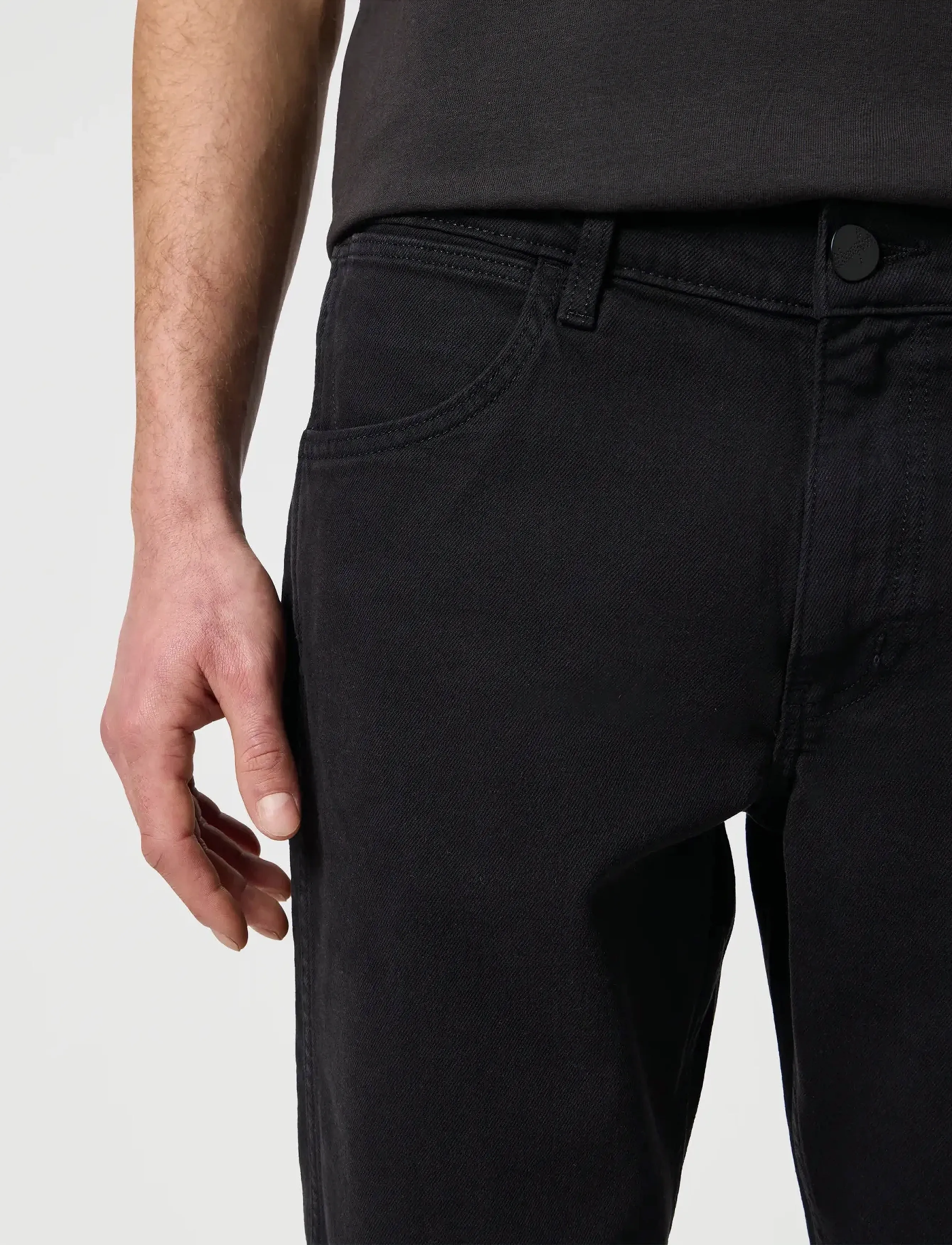 Wrangler - GREENSBORO - bukser & jeans - black rinse - 5