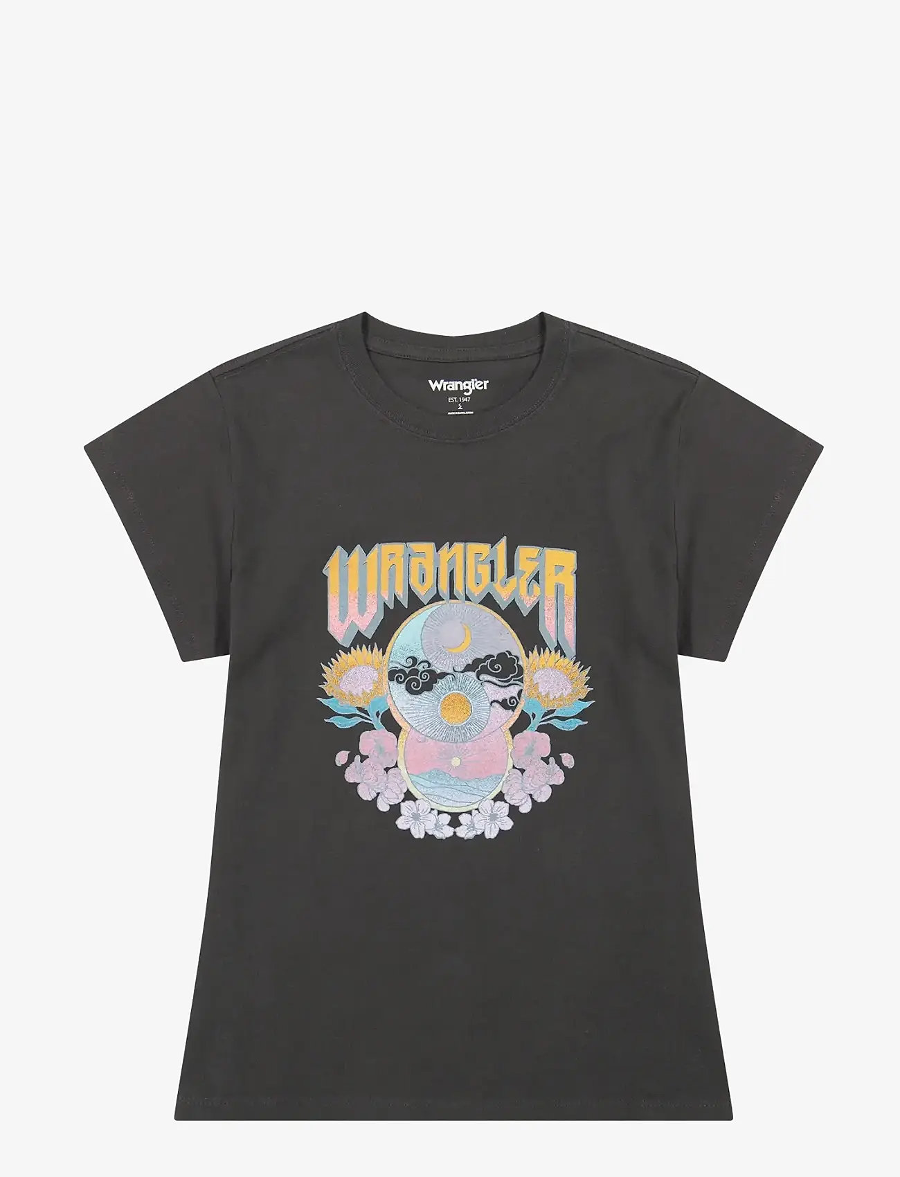 Wrangler - SHRUNKEN BAND TEE - faded black - 0