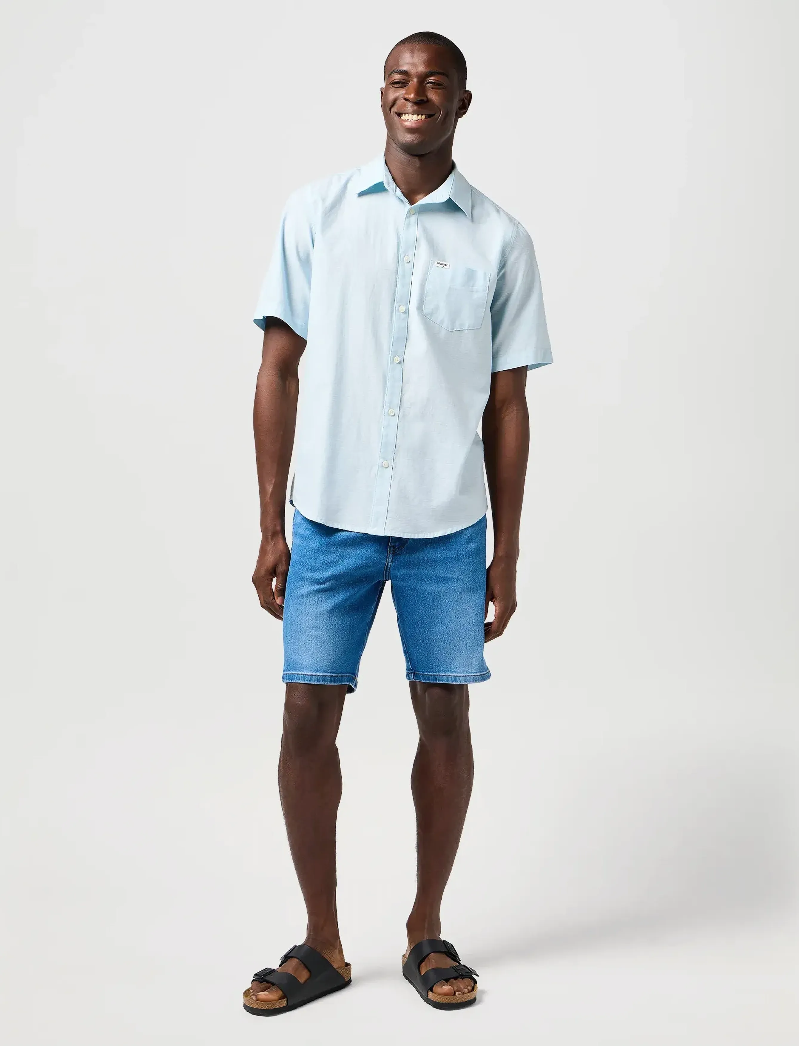 Wrangler - Frontier Short - jeans shorts - wave - 4