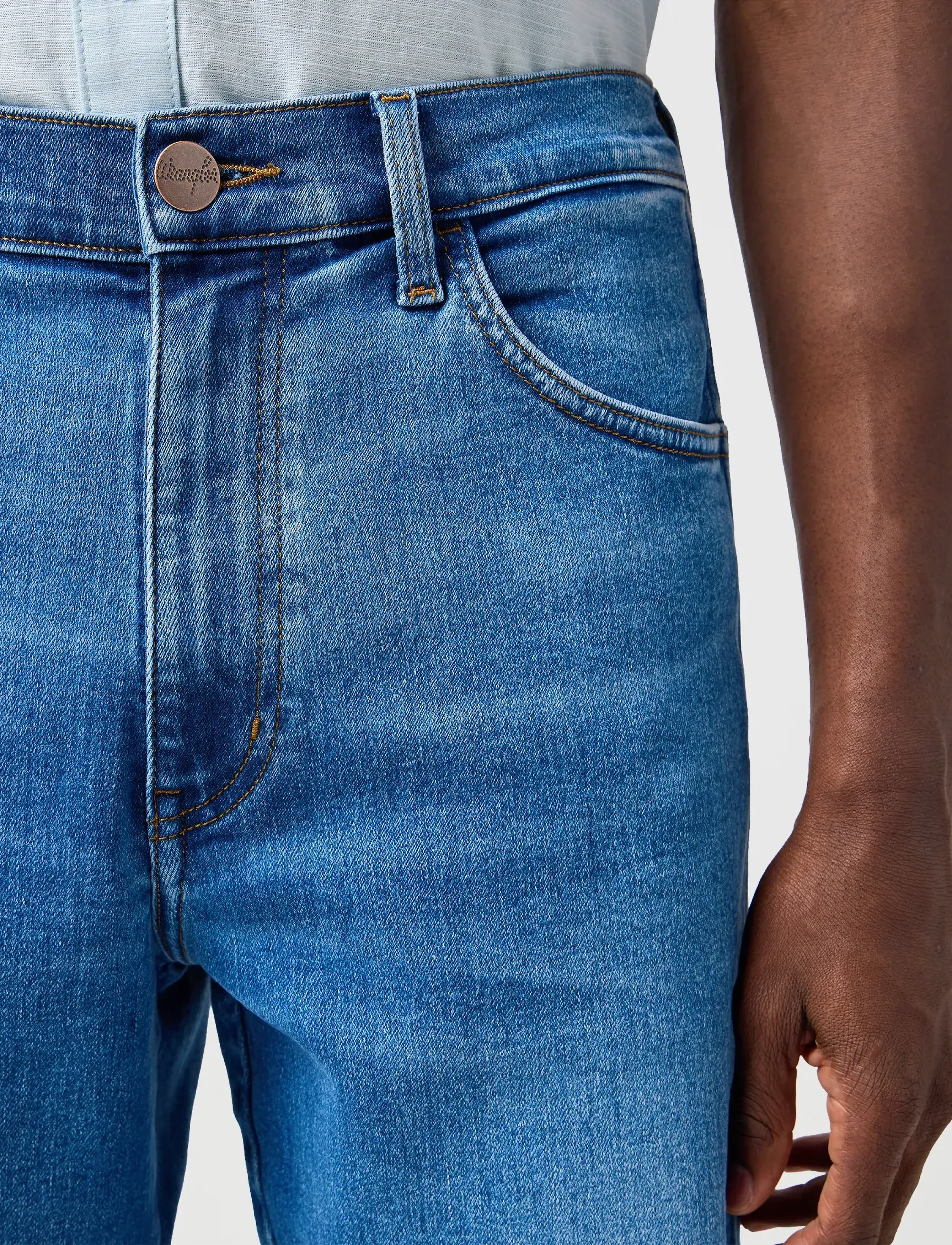 Wrangler - Frontier Short - jeans shorts - wave - 5