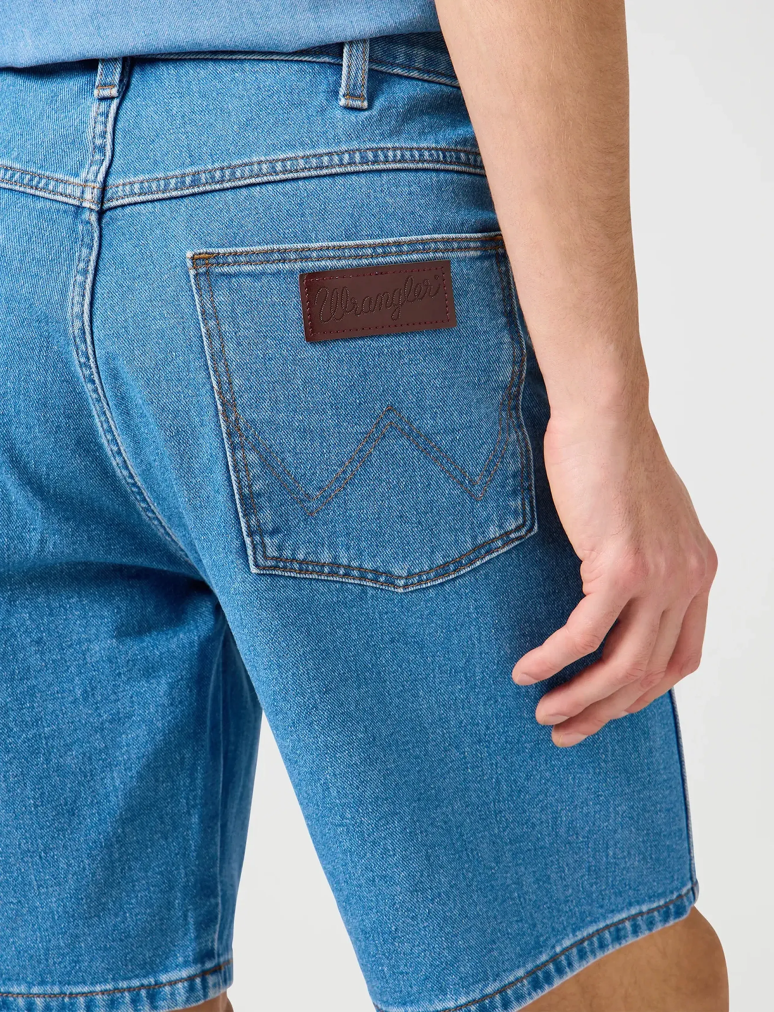 Wrangler - Frontier Short - jeans shorts - cloud - 5