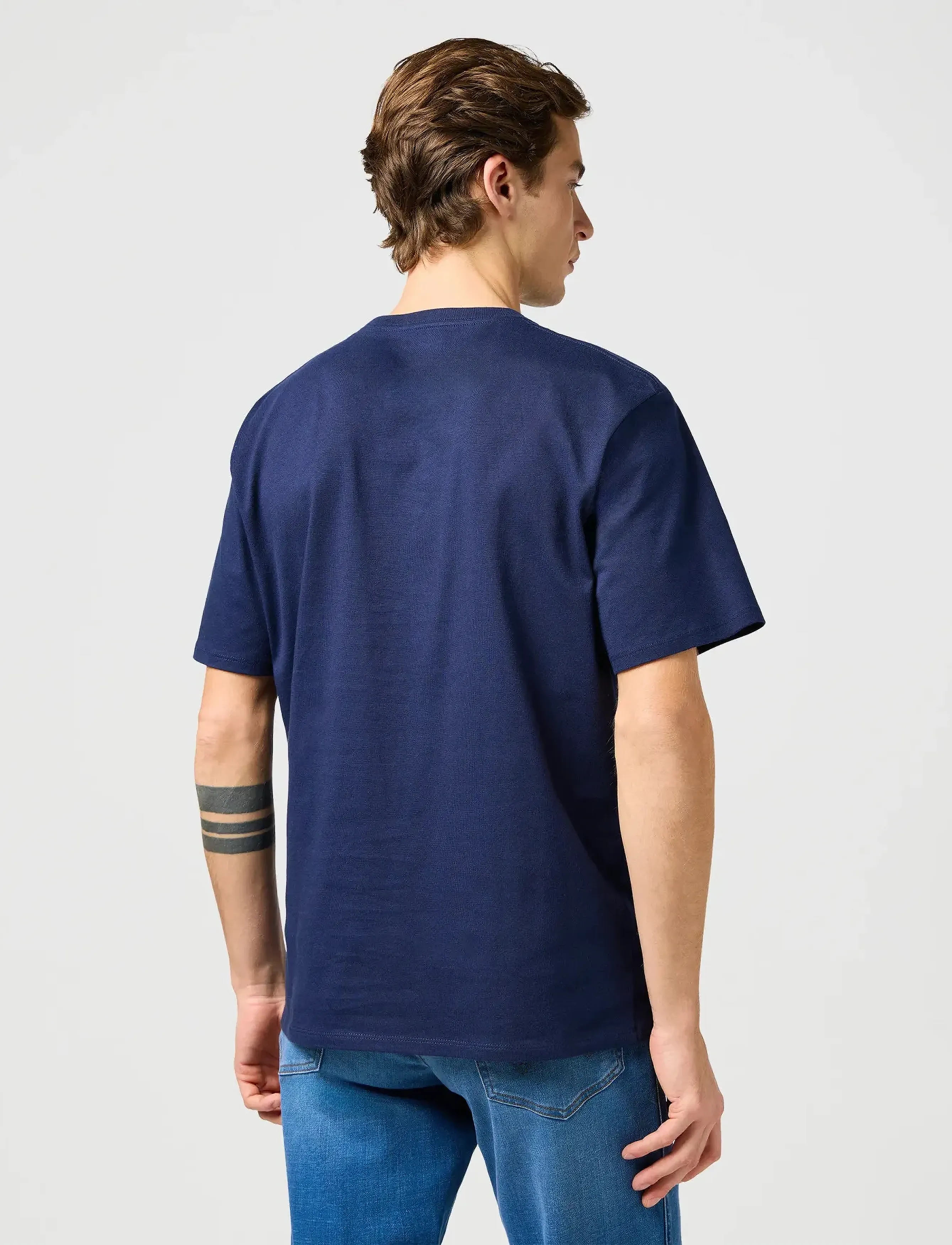 Wrangler - Small Graphic Tee - madalaimad hinnad - navy - 3