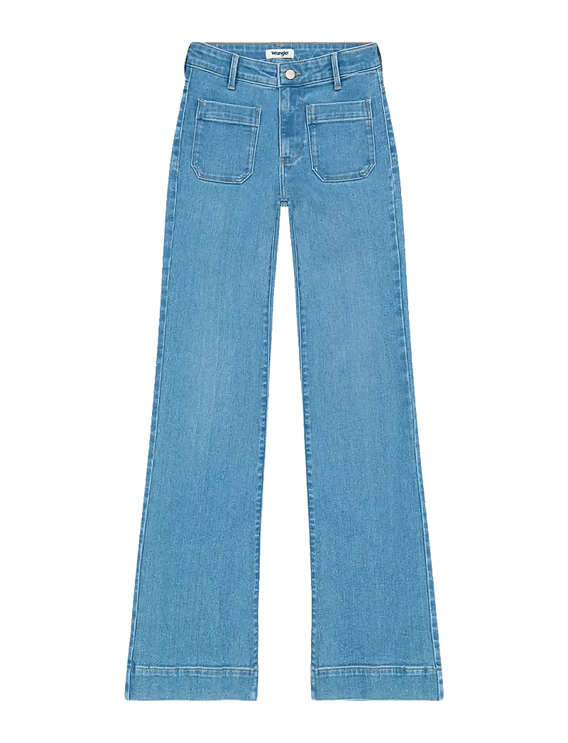 Wrangler - FLARE - utsvängda jeans - velvet sky - 1