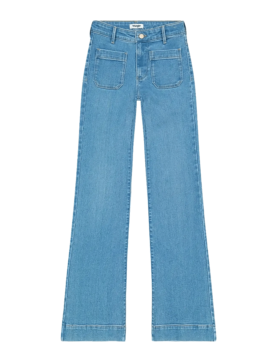 Wrangler - FLARE - alt eriti laia säärega teksad - velvet sky - 1