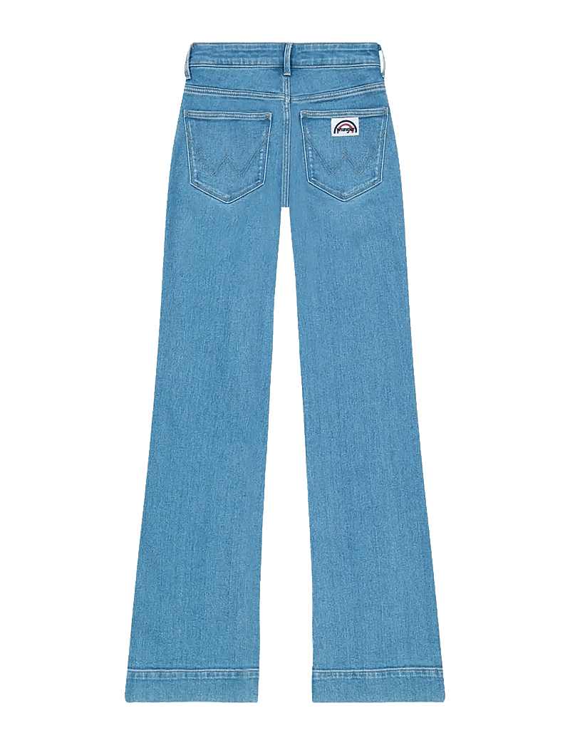 Wrangler - FLARE - utsvängda jeans - velvet sky - 2