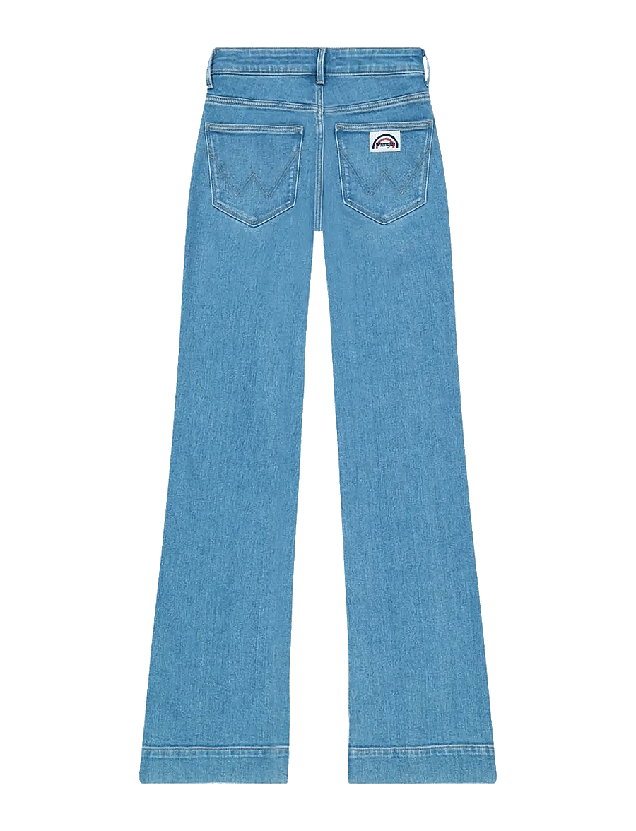 Wrangler - FLARE - alt eriti laia säärega teksad - velvet sky - 2