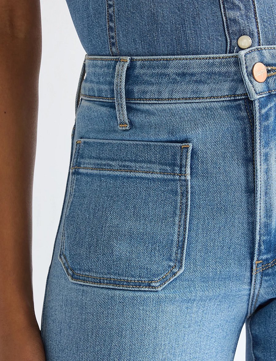 Wrangler - FLARE - alt eriti laia säärega teksad - velvet sky - 5