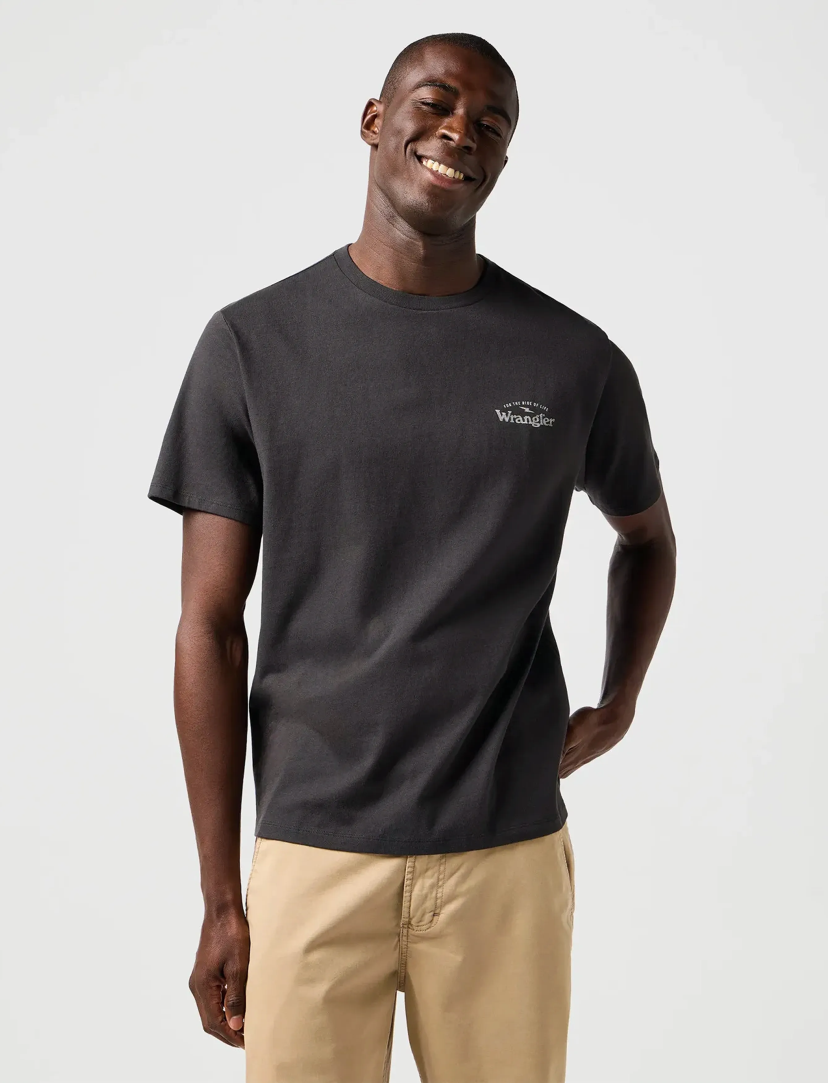 Wrangler - Graphic Tee - lowest prices - faded black - 2