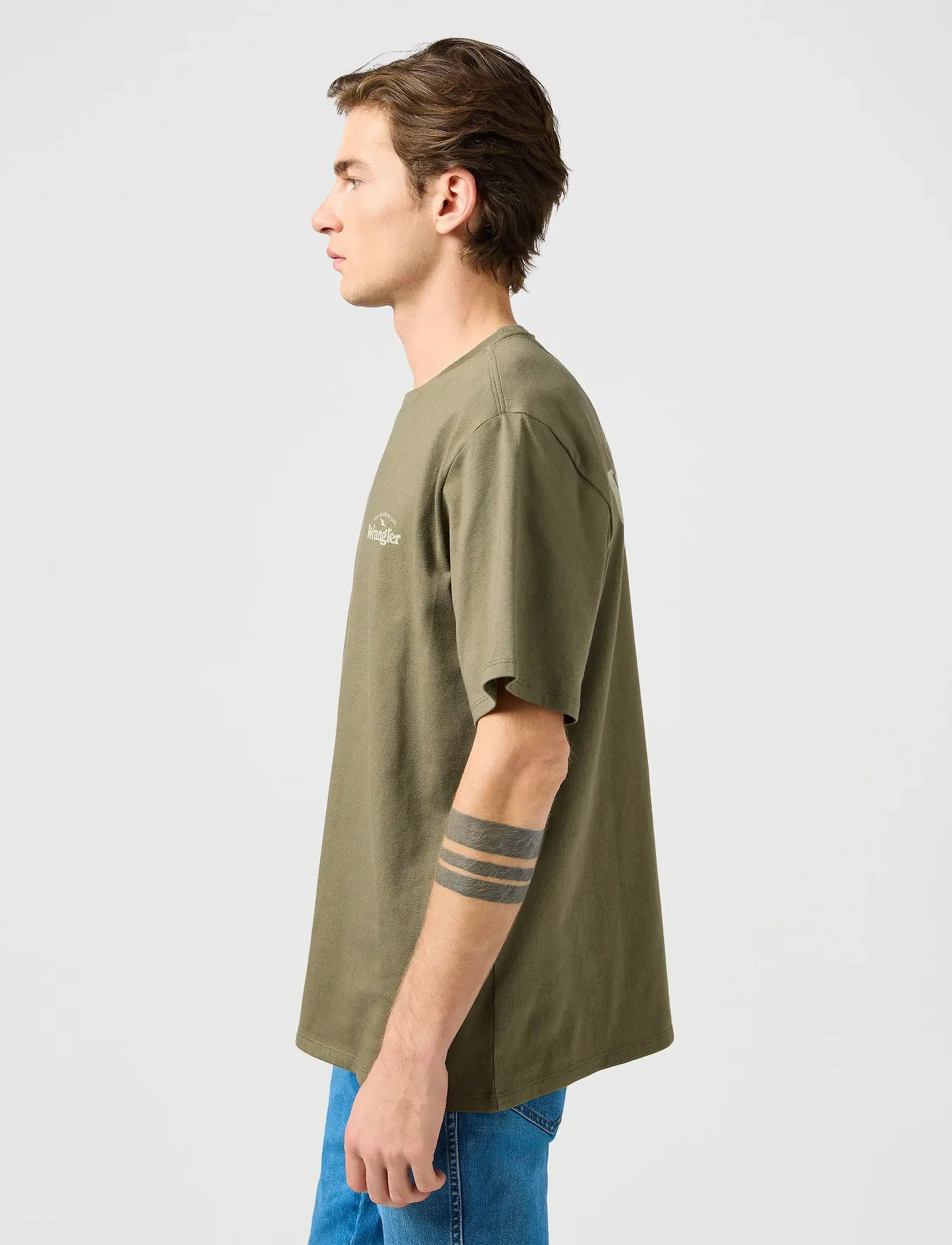 Wrangler - Graphic Tee - lowest prices - dusty olive - 4