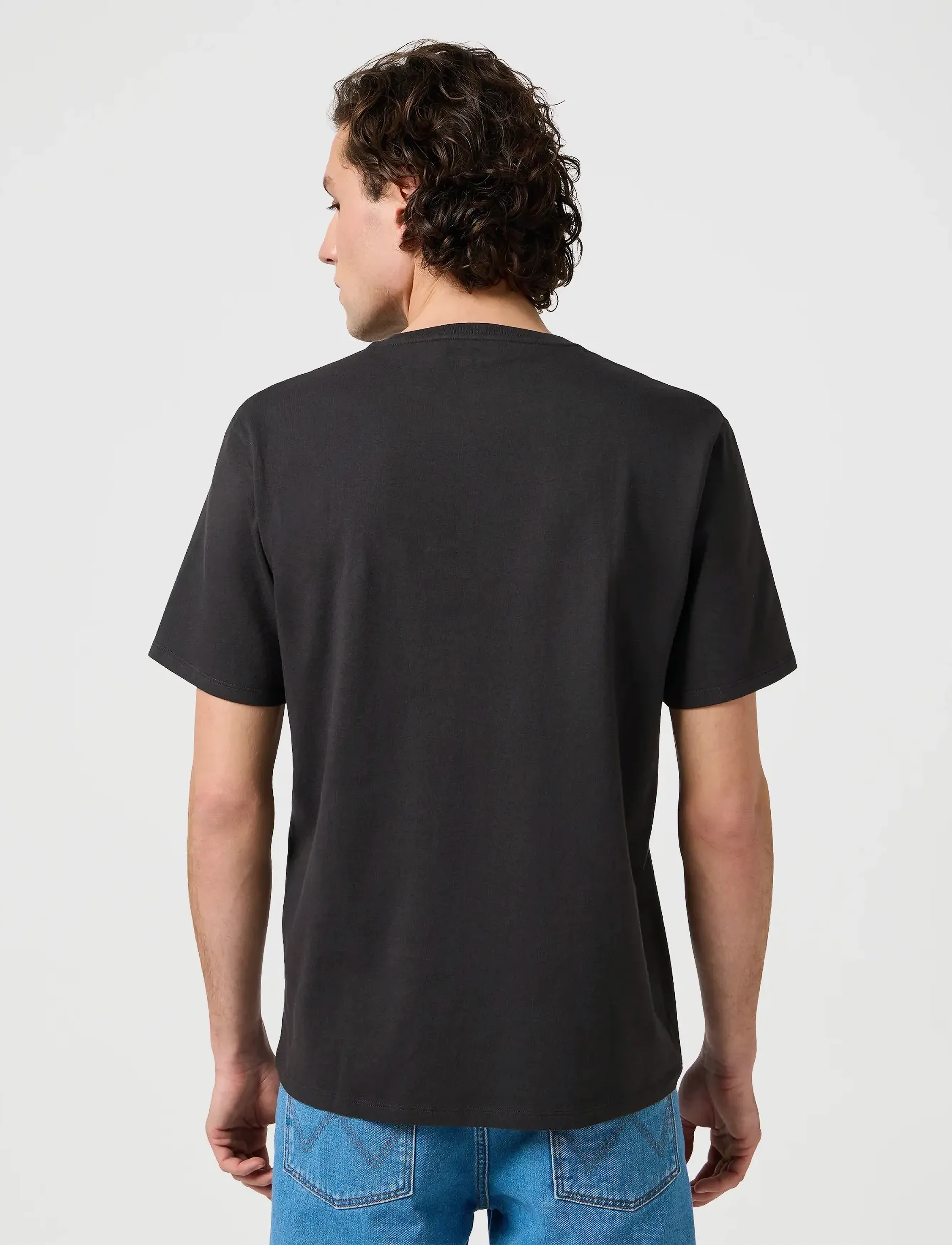 Wrangler - Small Logo Tee - lägsta priserna - faded black - 3