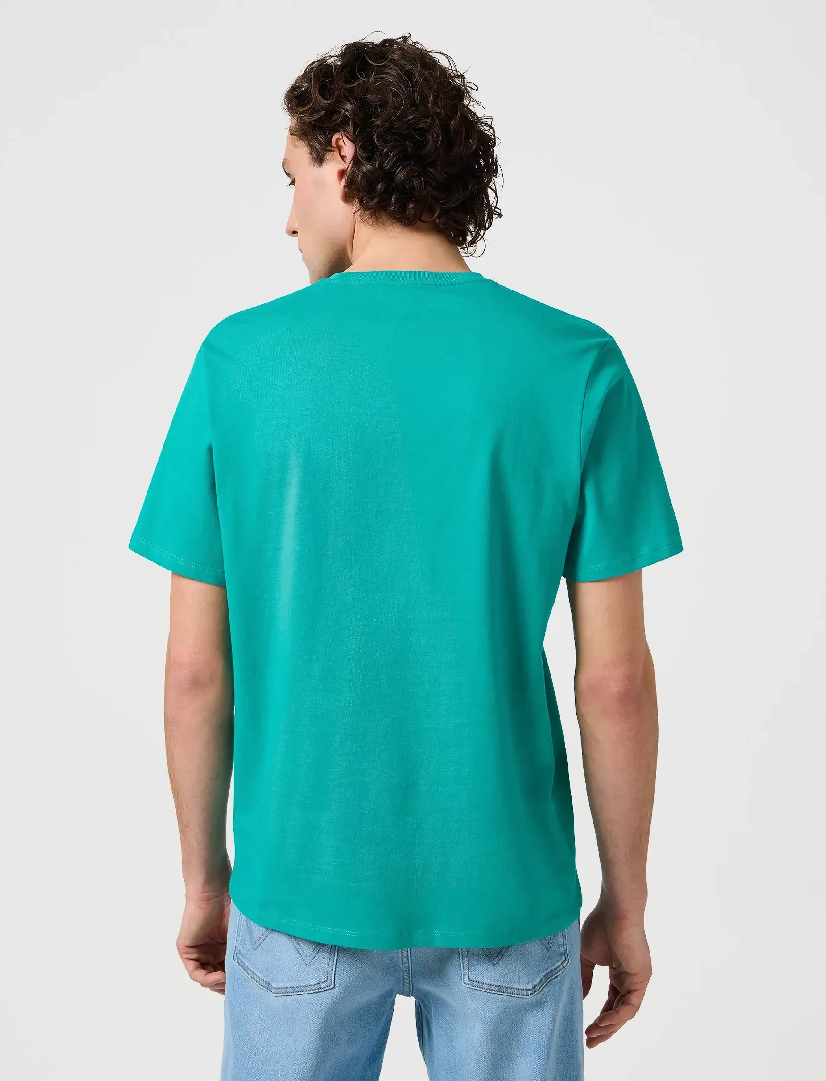 Wrangler - Small Logo Tee - laagste prijzen - porcelain green - 3