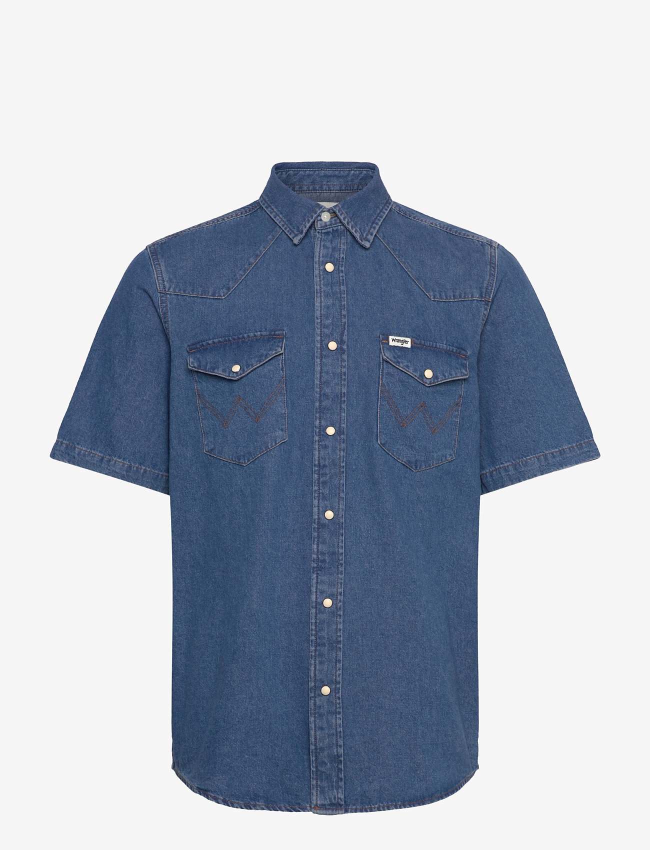 Wrangler - Ss Western Shirt - laveste priser - cool medium - 1