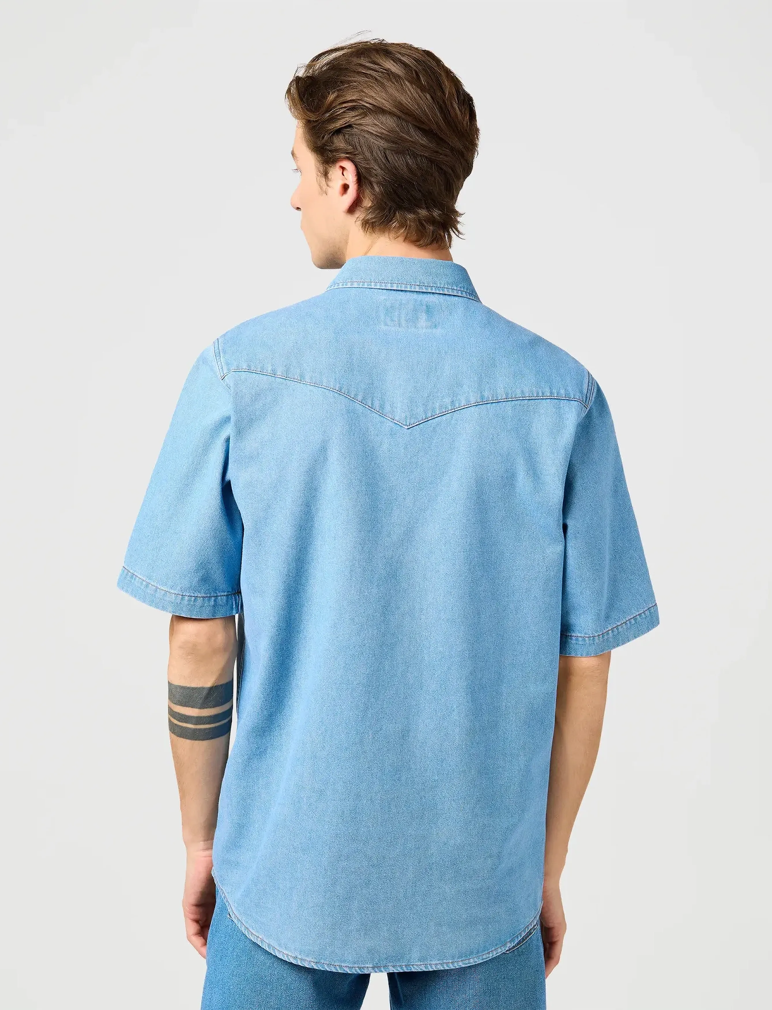 Wrangler - Ss Western Shirt - laveste priser - bright light - 3